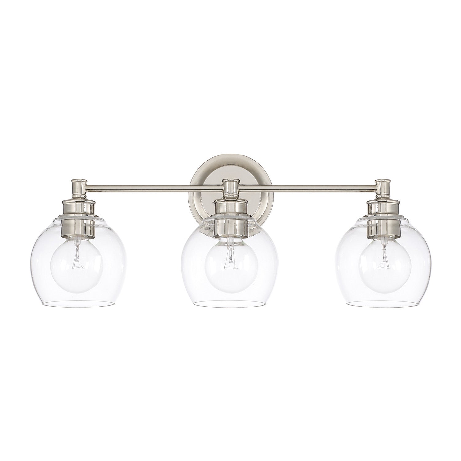 Capital Mid Century 121131PN-426 Bath Vanity Light 24 in. wide - Polished Nickel