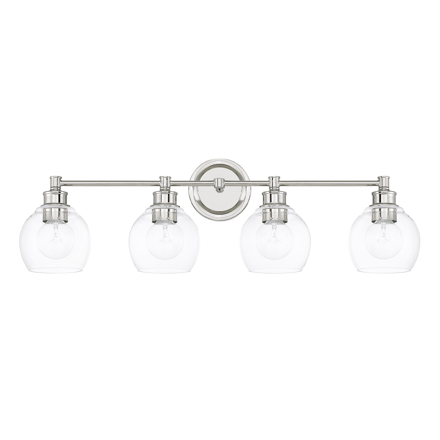 Capital Mid Century 121141PN-426 Bath Vanity Light 32 in. wide - Polished Nickel