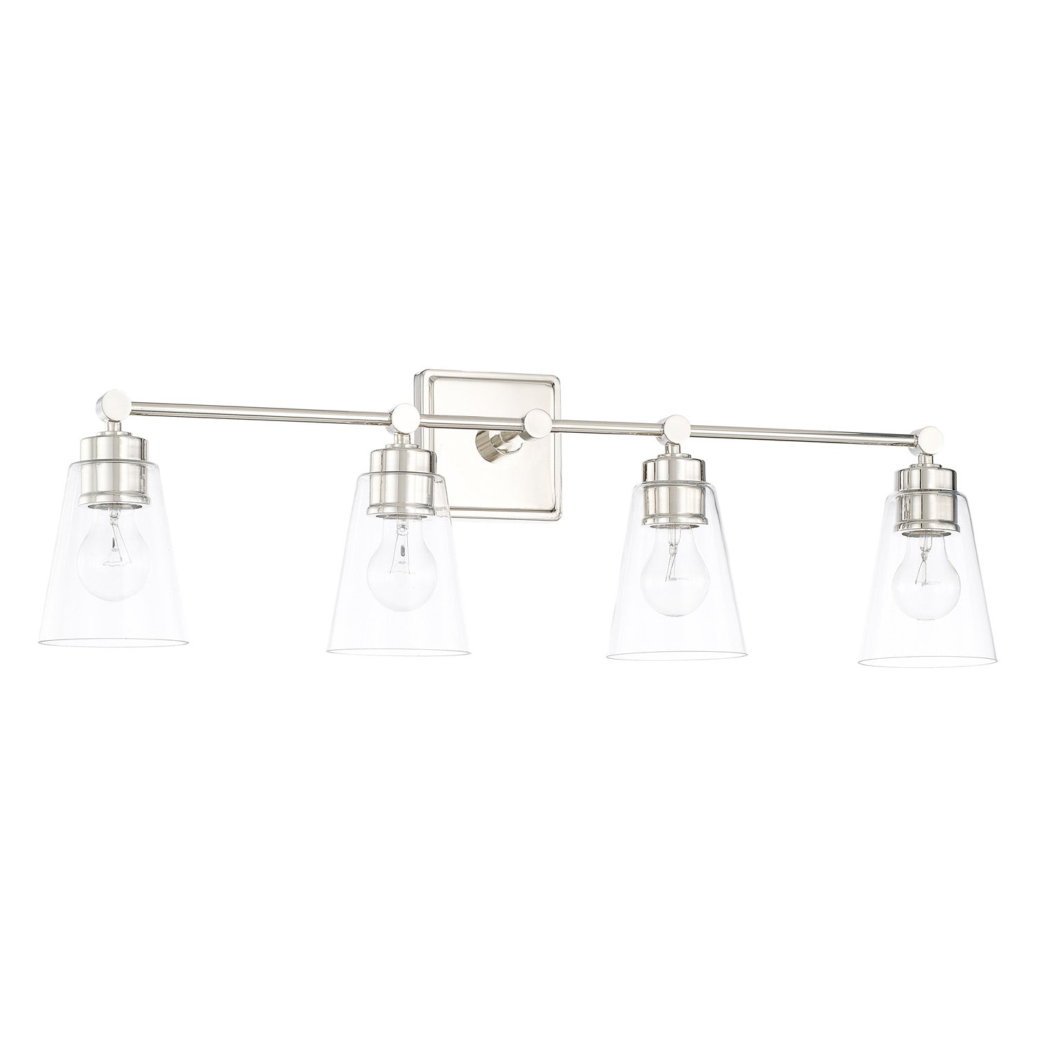 Capital Rory 121841PN-432 Bath Vanity Light 33 in. wide - Polished Nickel