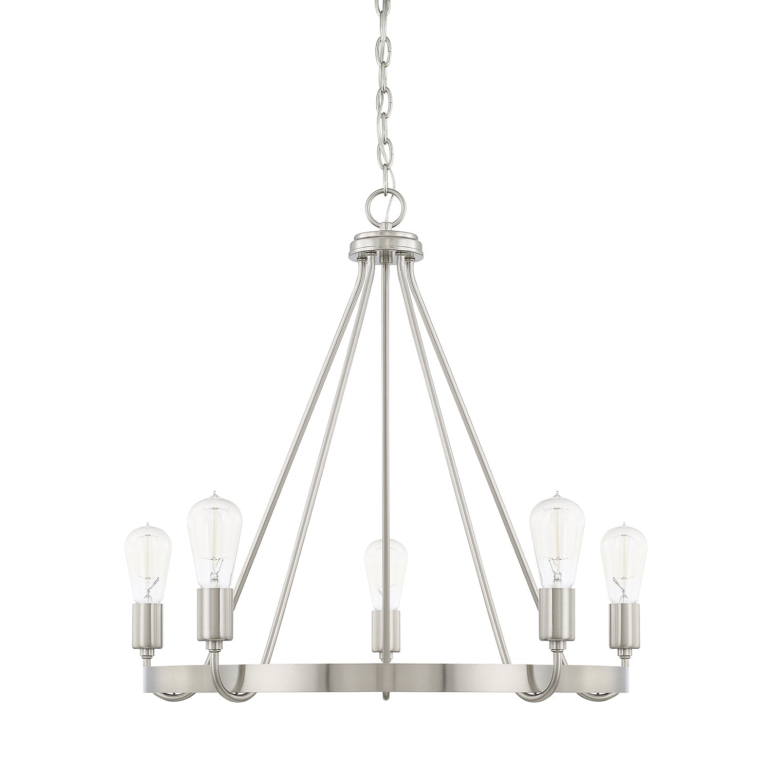 Capital Tanner 420061BN Chandelier Light - Brushed Nickel