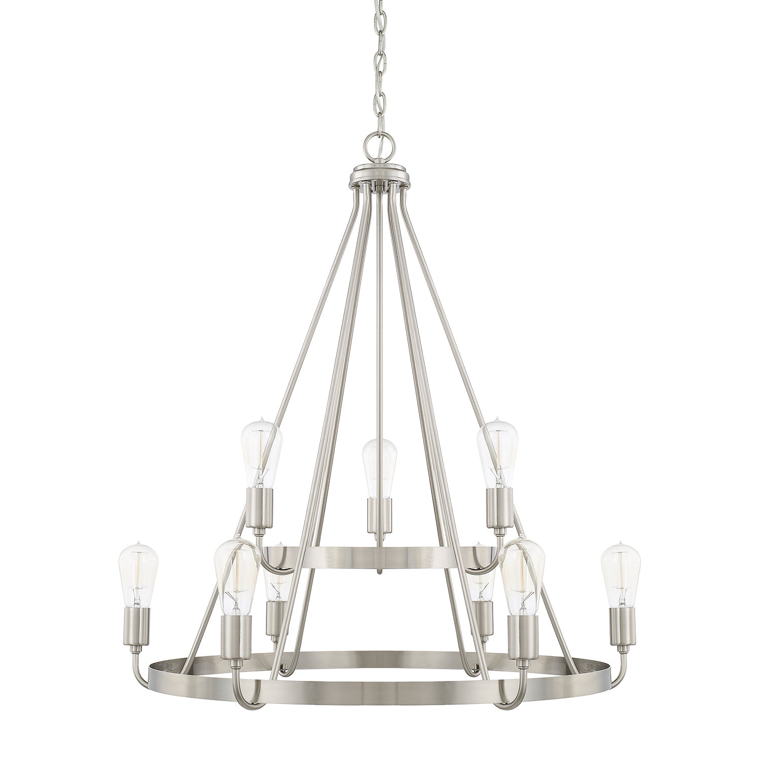 Capital Tanner 420091BN Chandelier Light - Brushed Nickel