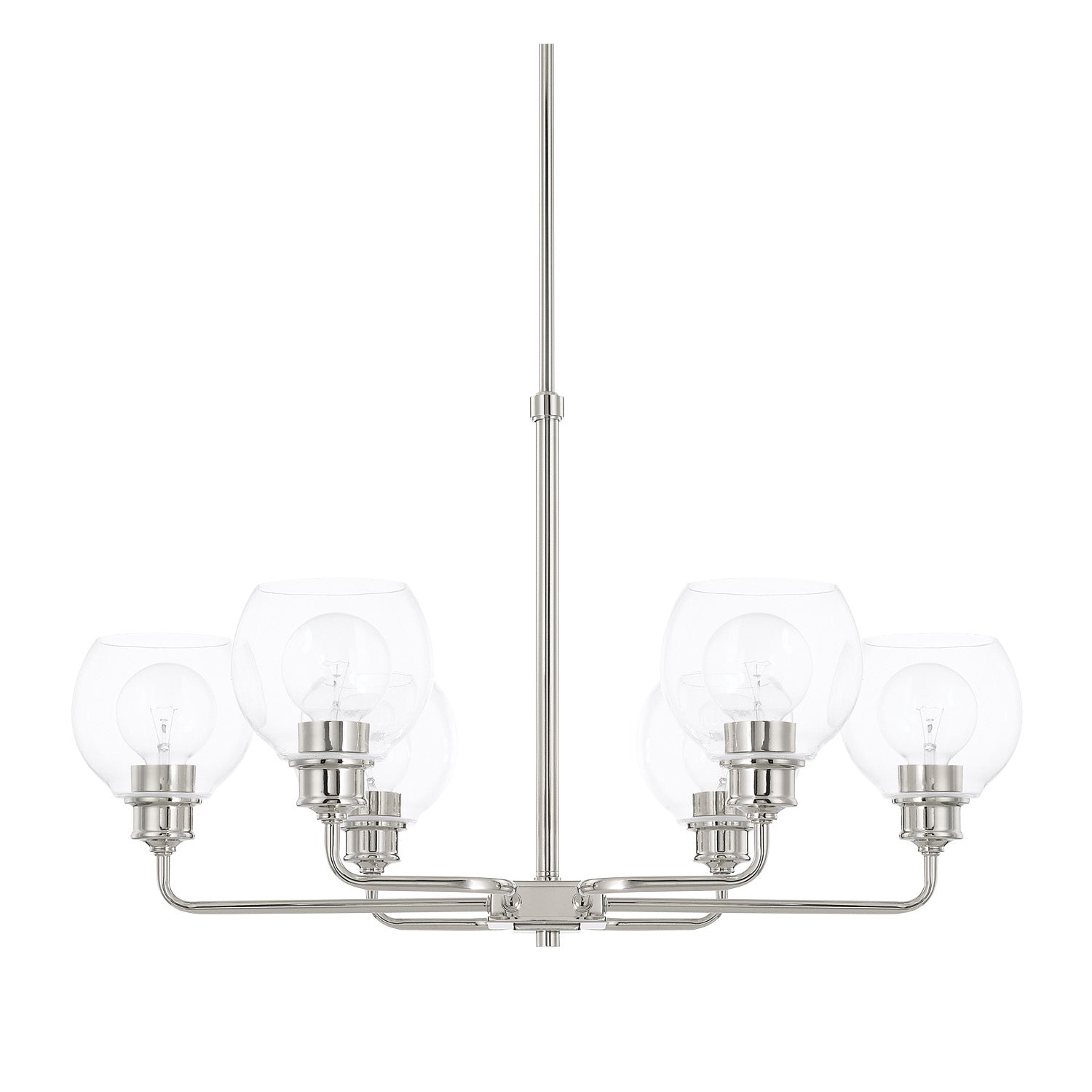 Capital Mid Century 421161PN-426 Chandelier Light - Polished Nickel