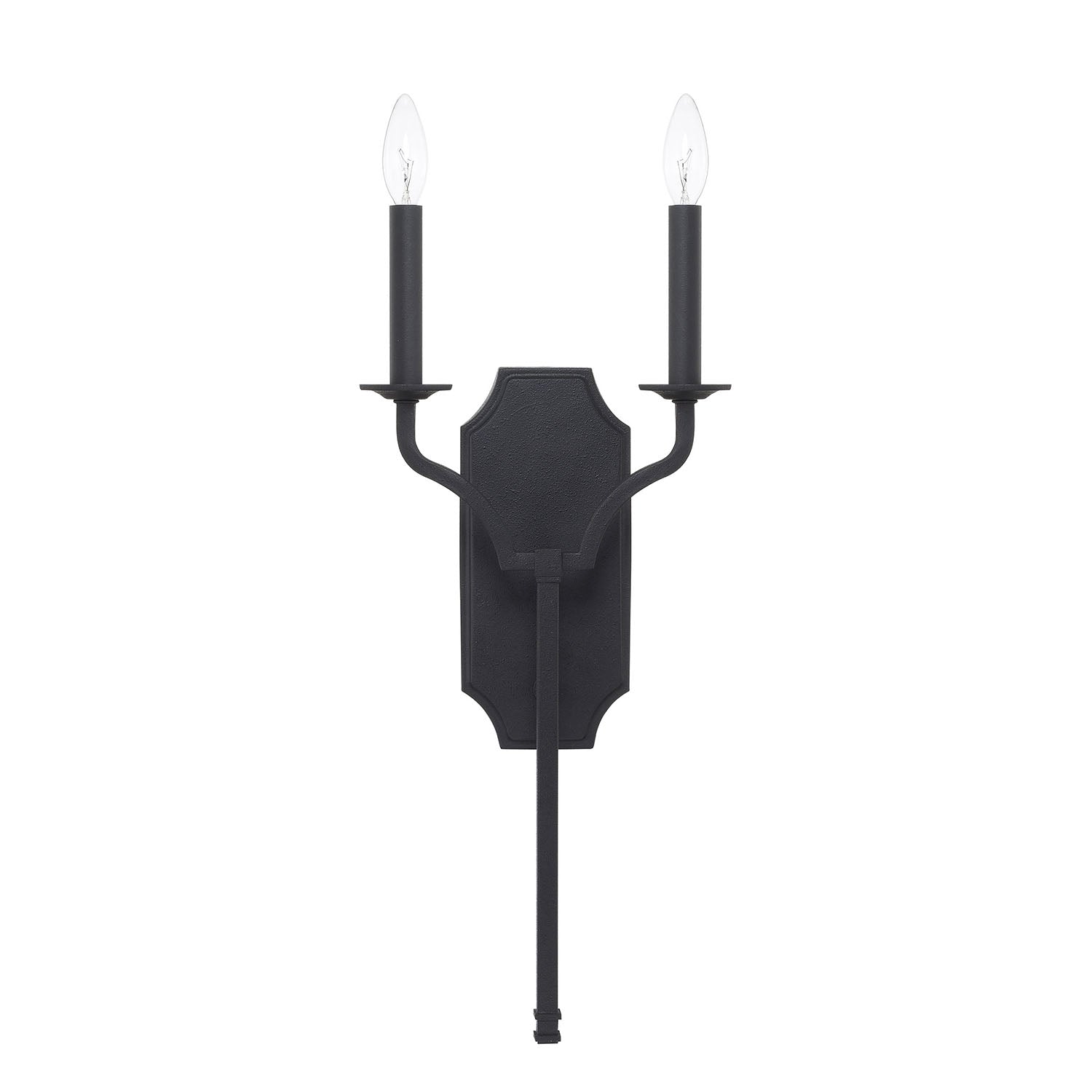 Capital Ravenwood 619821BI Wall Sconce Light - Black Iron