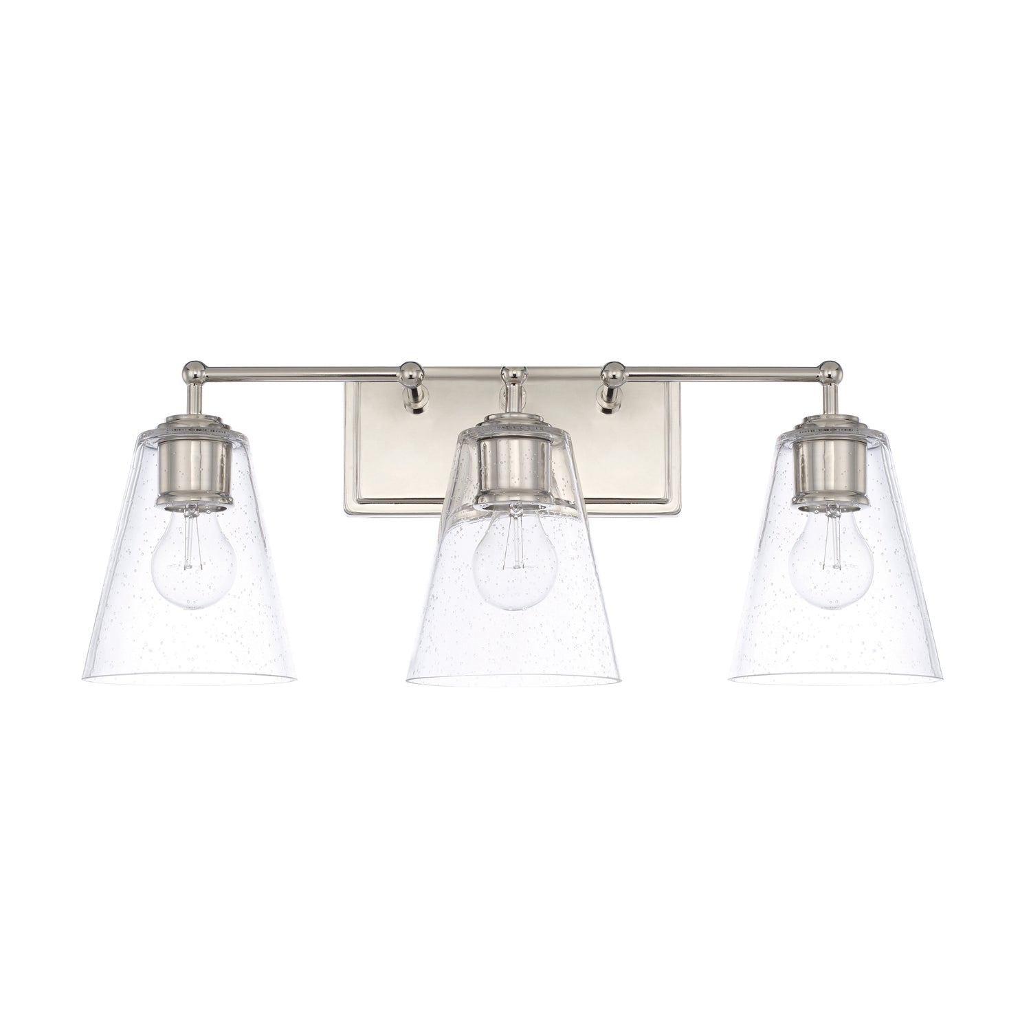 Capital Murphy 121731PN-463 Bath Vanity Light 24 in. wide - Polished Nickel