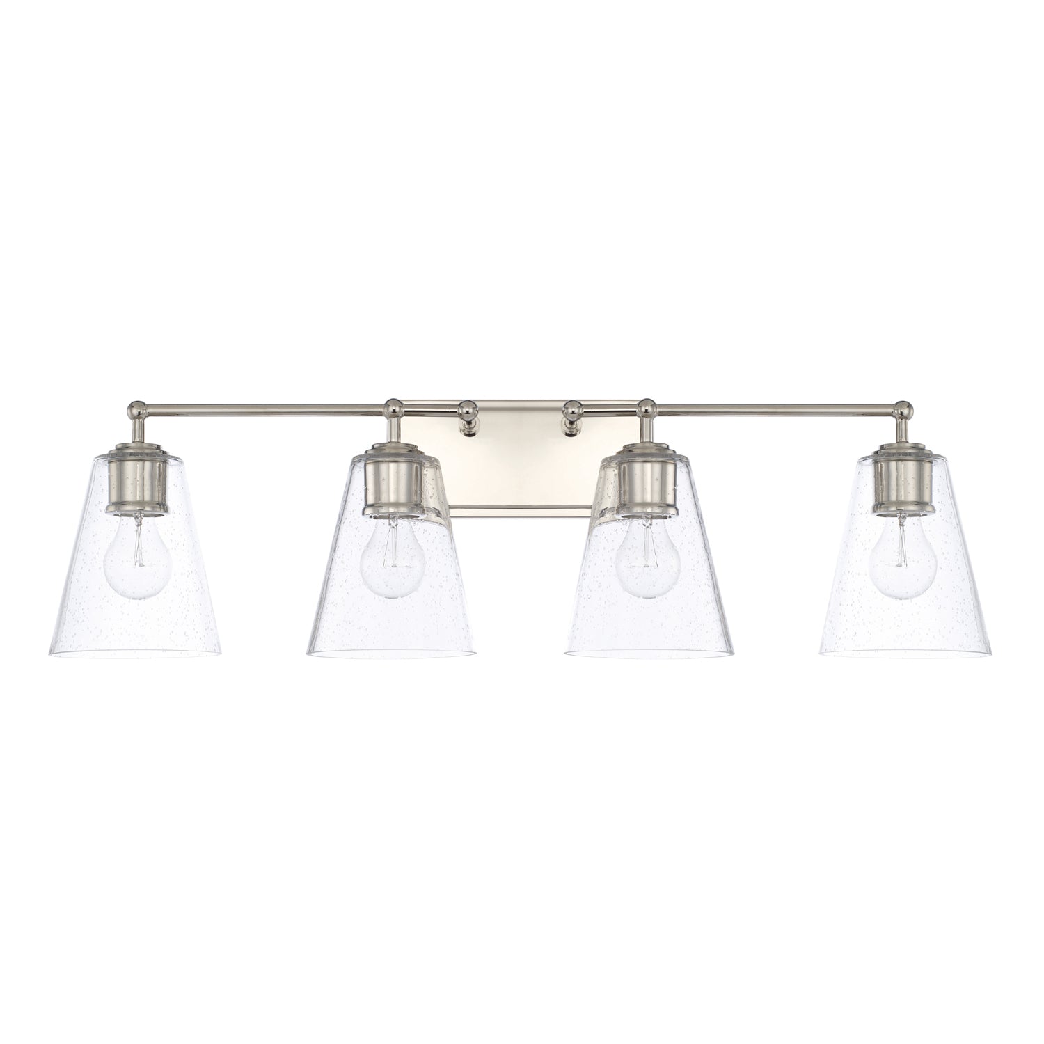 Capital Murphy 121741PN-463 Bath Vanity Light 33 in. wide - Polished Nickel