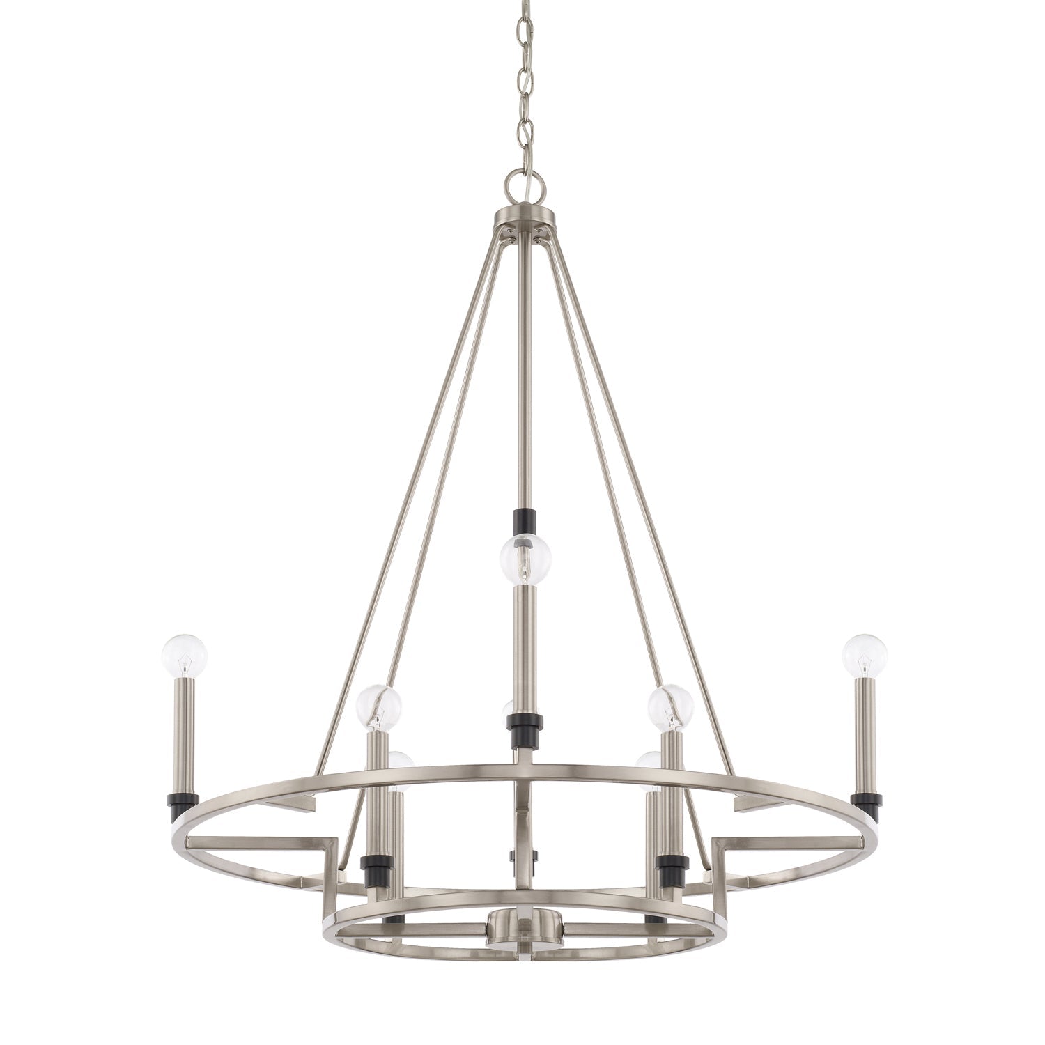 Capital Tux 425281BT Chandelier Light - Black Tie