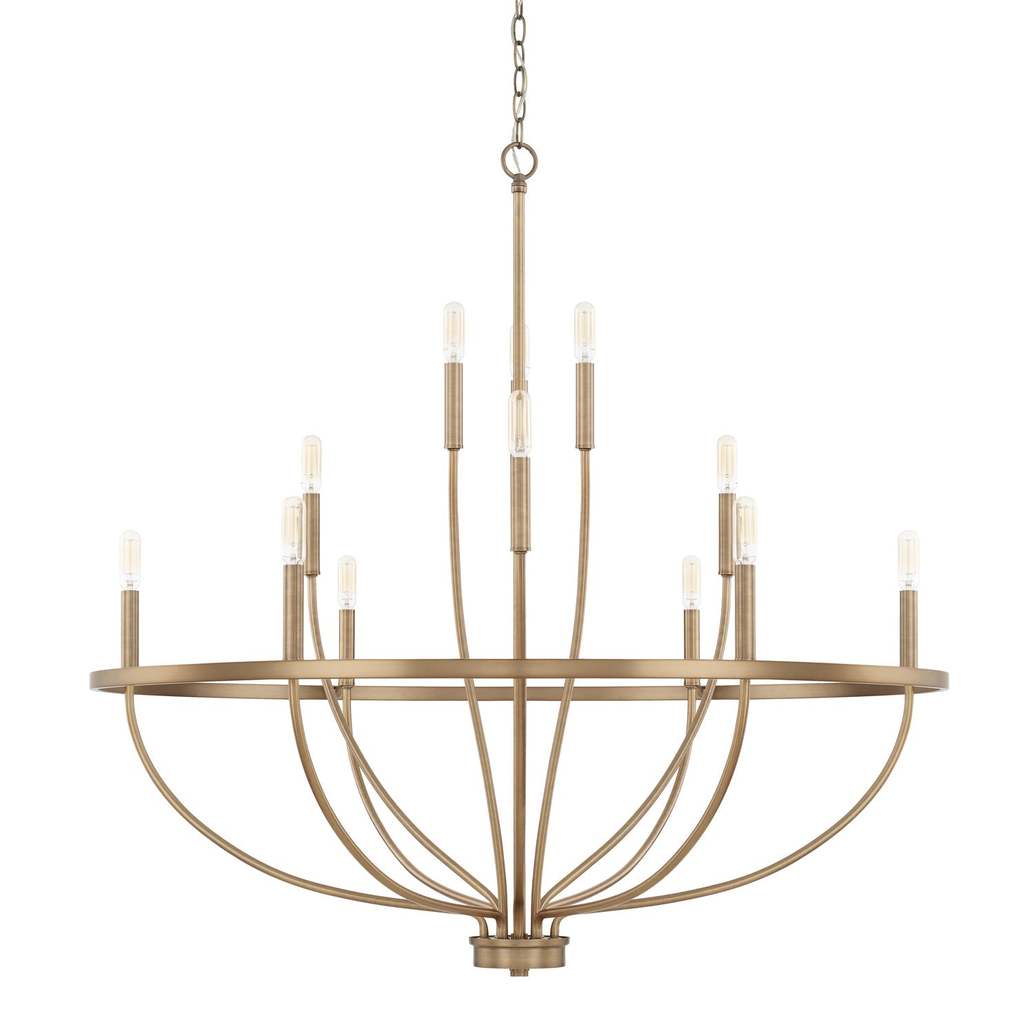 Capital Greyson 428501AD Chandelier Light - Aged Brass