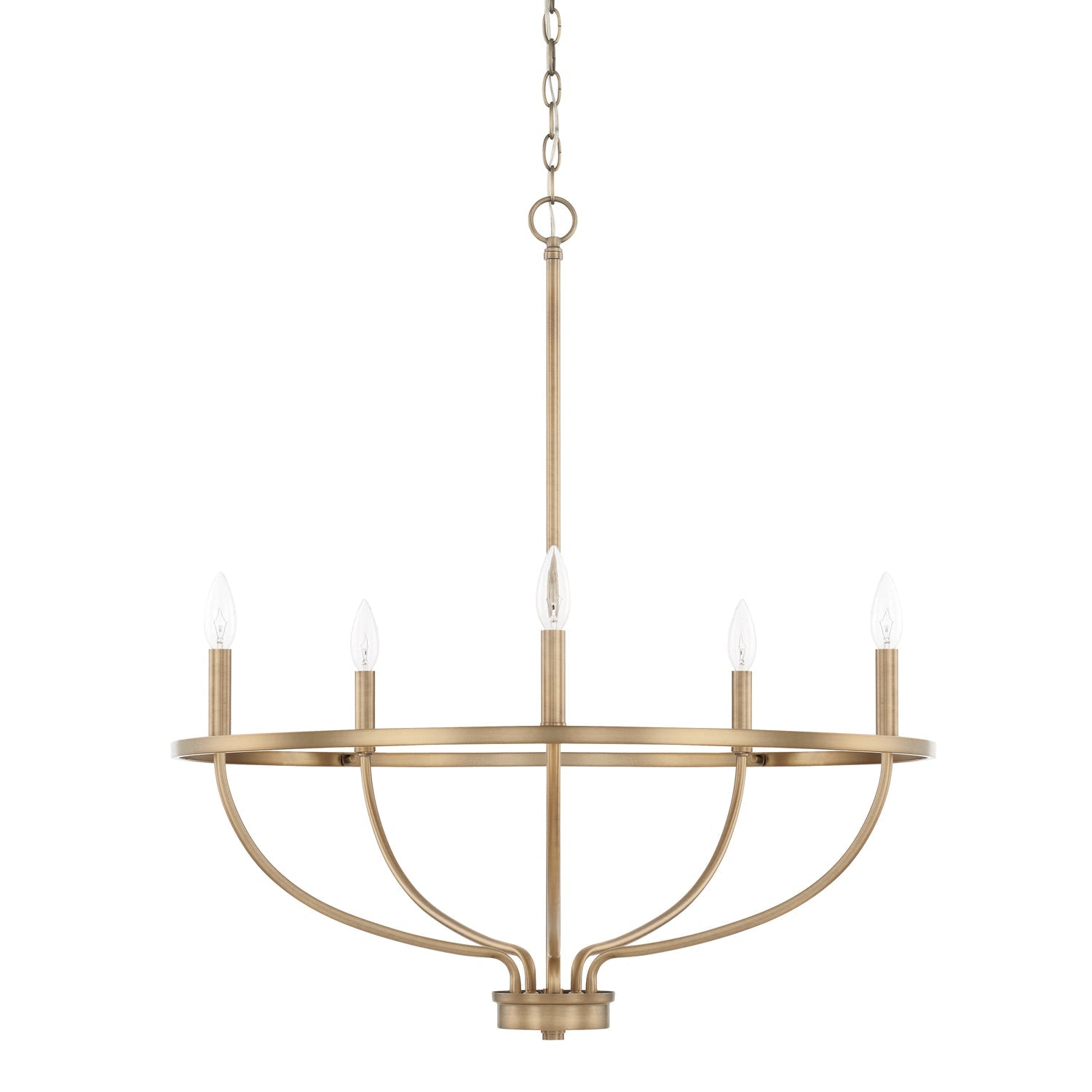 Capital Greyson 428551AD Chandelier Light - Aged Brass