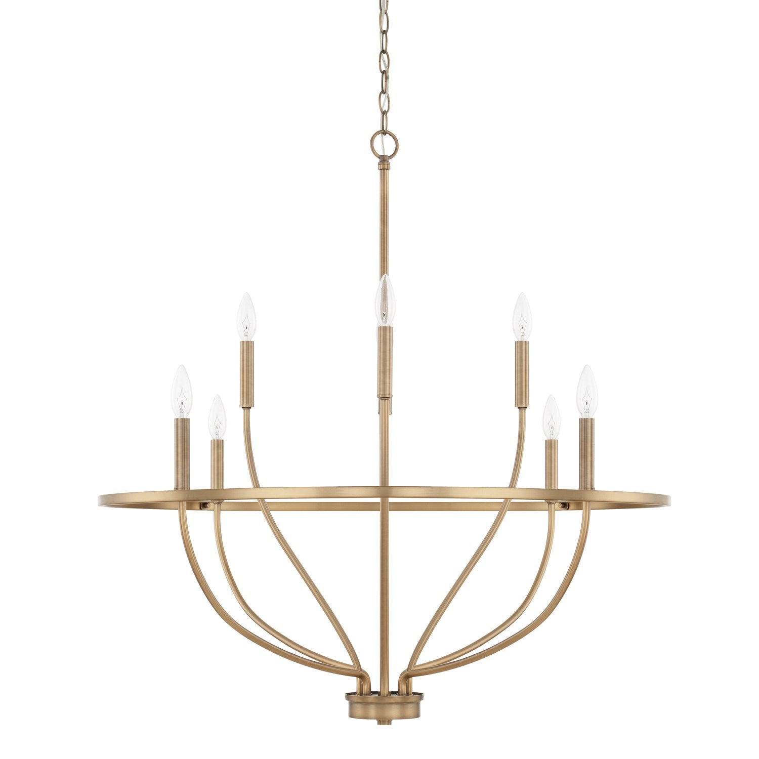 Capital Greyson 428581AD Chandelier Light - Aged Brass