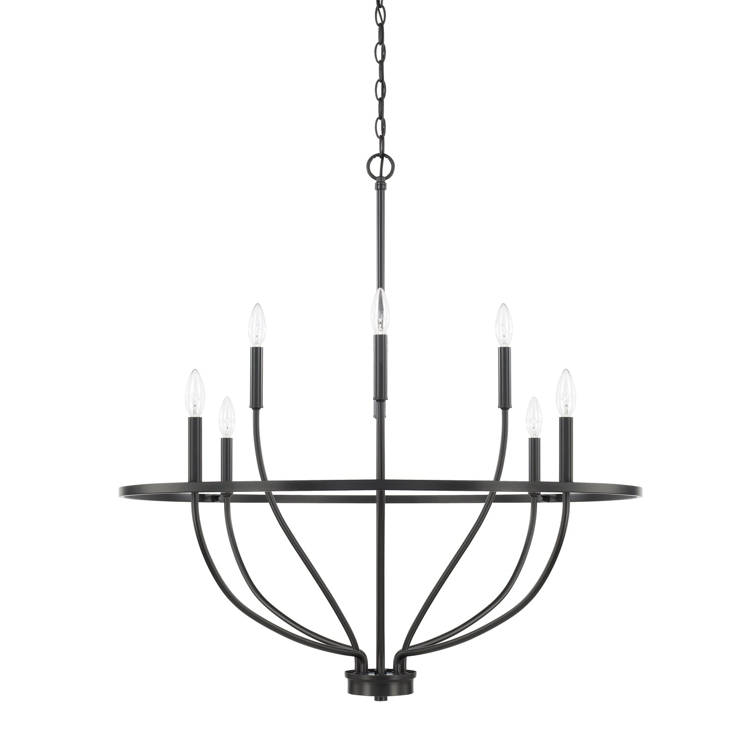 Capital Greyson 428581MB Chandelier Light - Matte Black