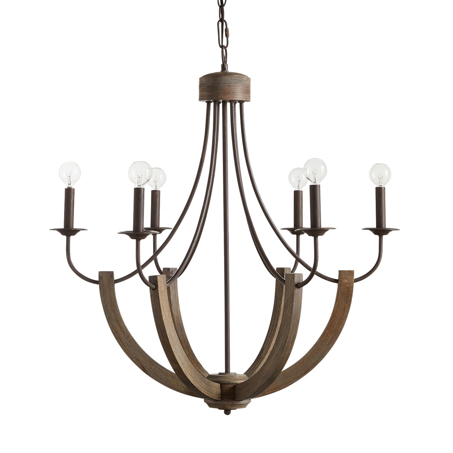 Capital Tybee 429161NG Chandelier Light - Nordic Grey