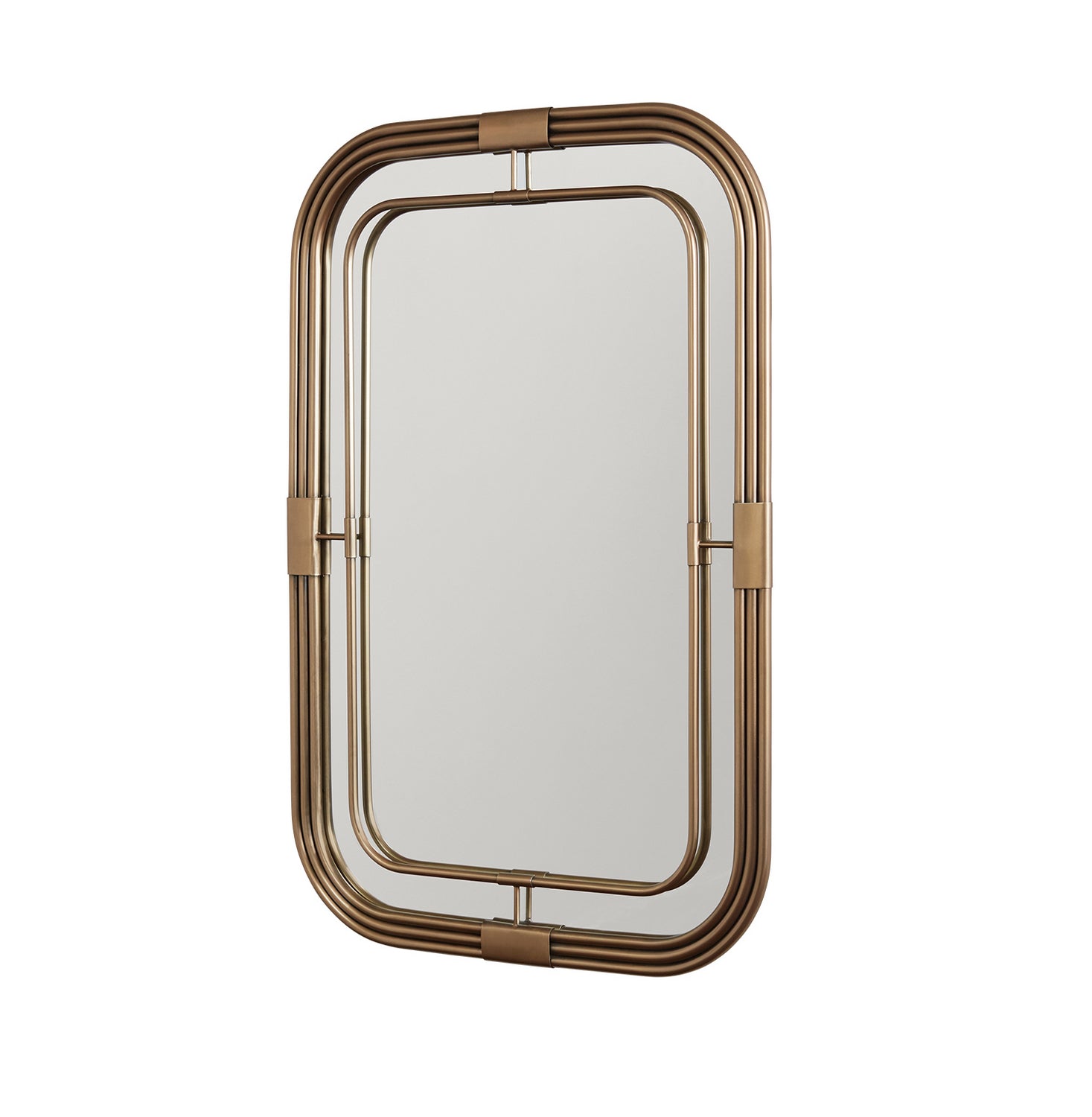 Capital Lighting 730201MM  Mirror Mirror Aged Brass