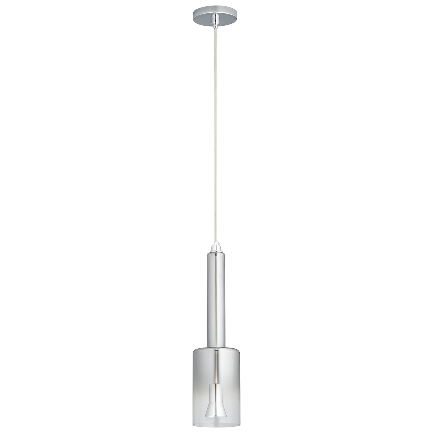 Oxygen Spindle 3-656-1314 Modern Pendant 3000K - Polished Chrome, Smoke Ombre