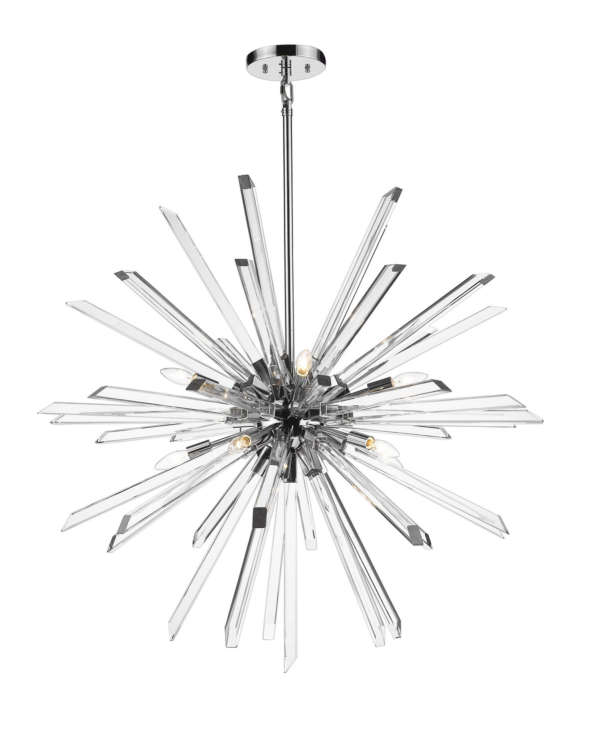 Z-Lite Burst 4003-10CH Chandelier Light - Chrome