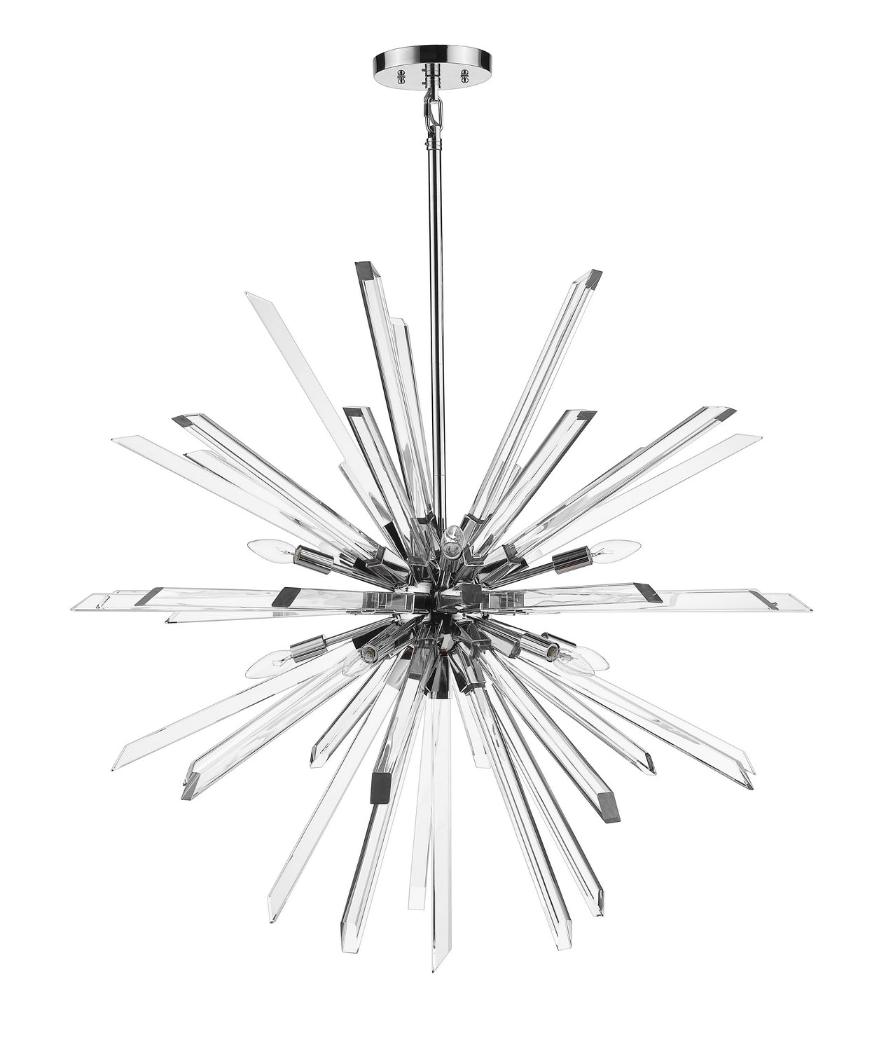 Z-Lite Burst 4003-10CH Chandelier Light - Chrome