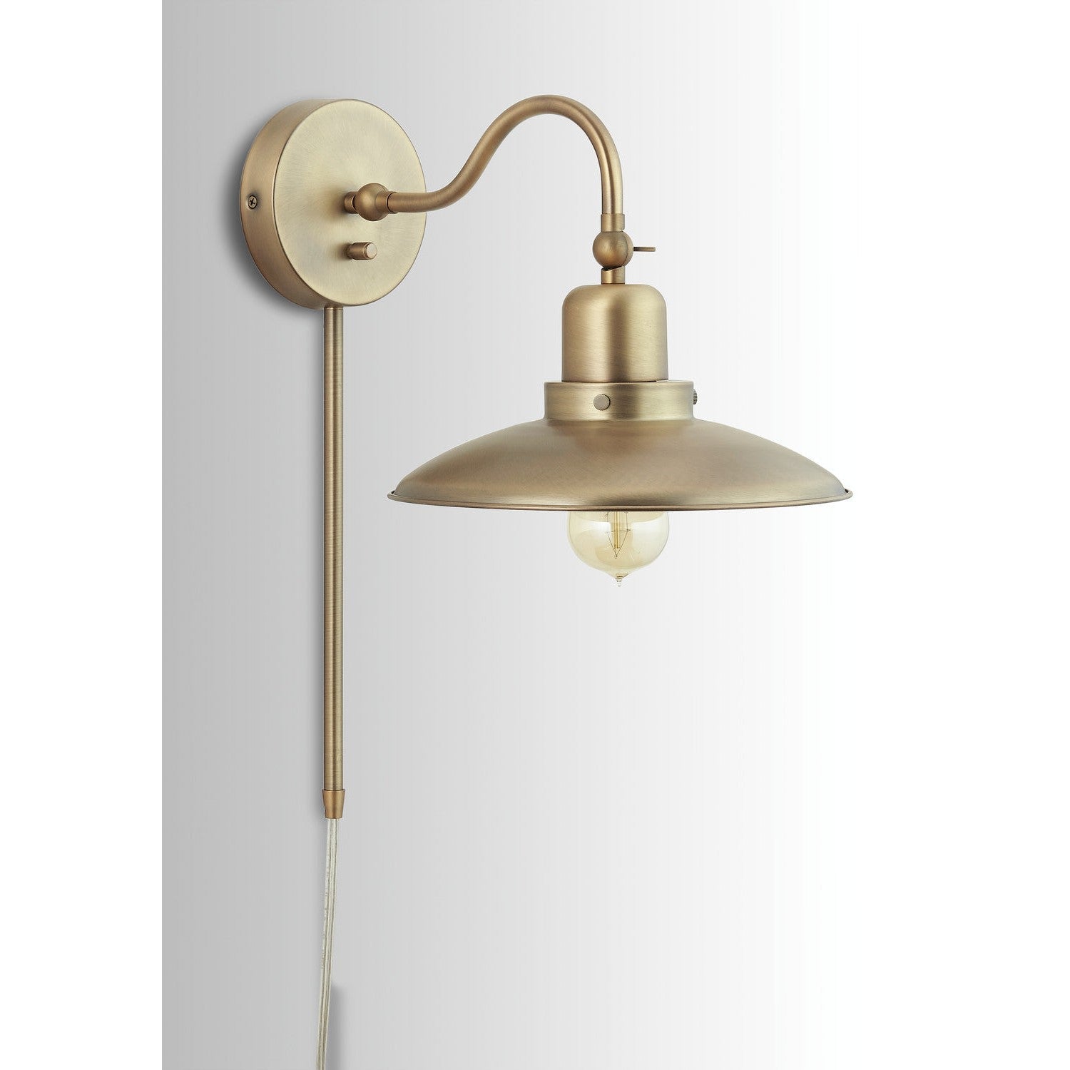 Capital Dewitt 634811AD Wall Sconce Light - Aged Brass