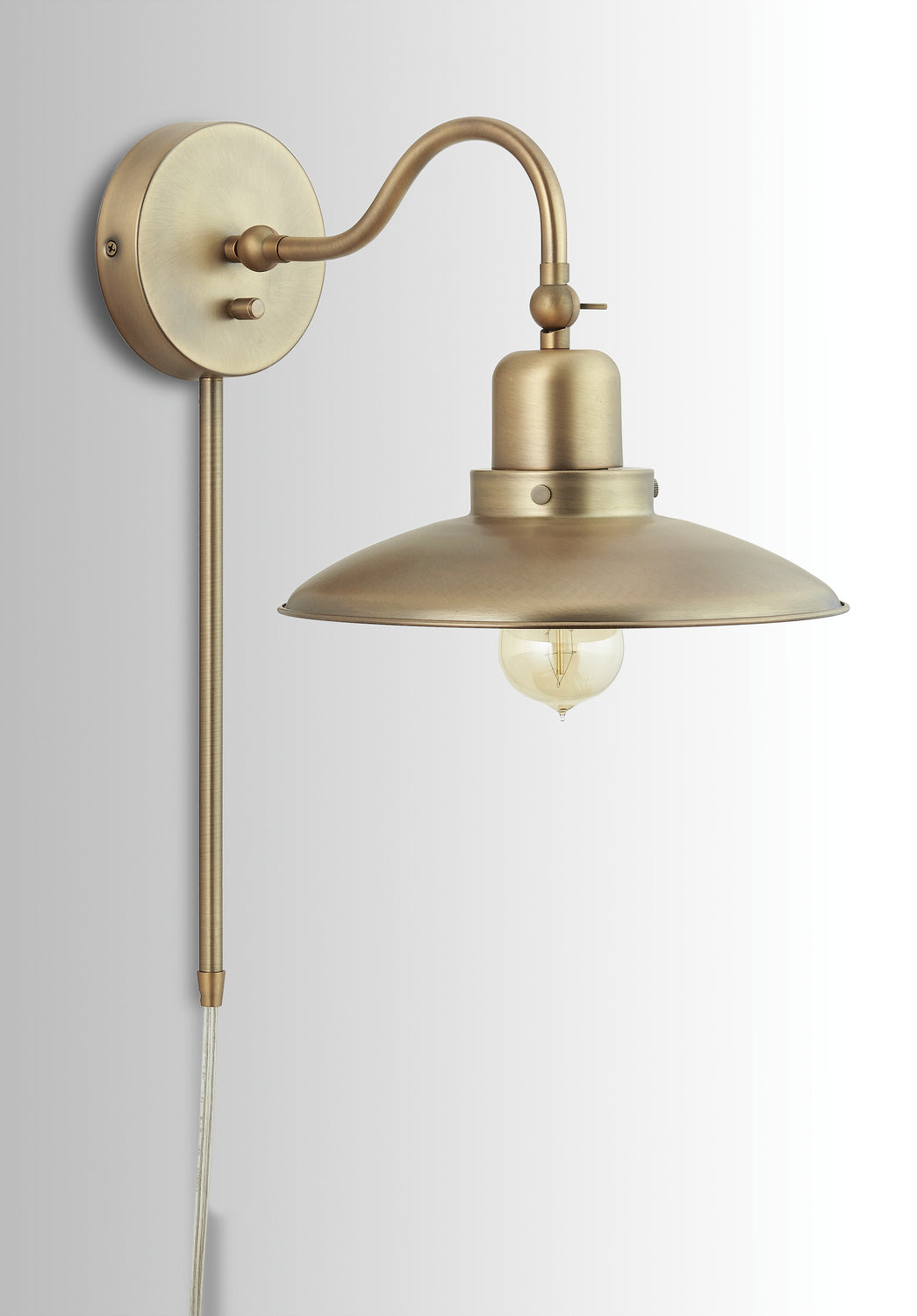 Capital Dewitt 634811AD Wall Sconce Light - Aged Brass