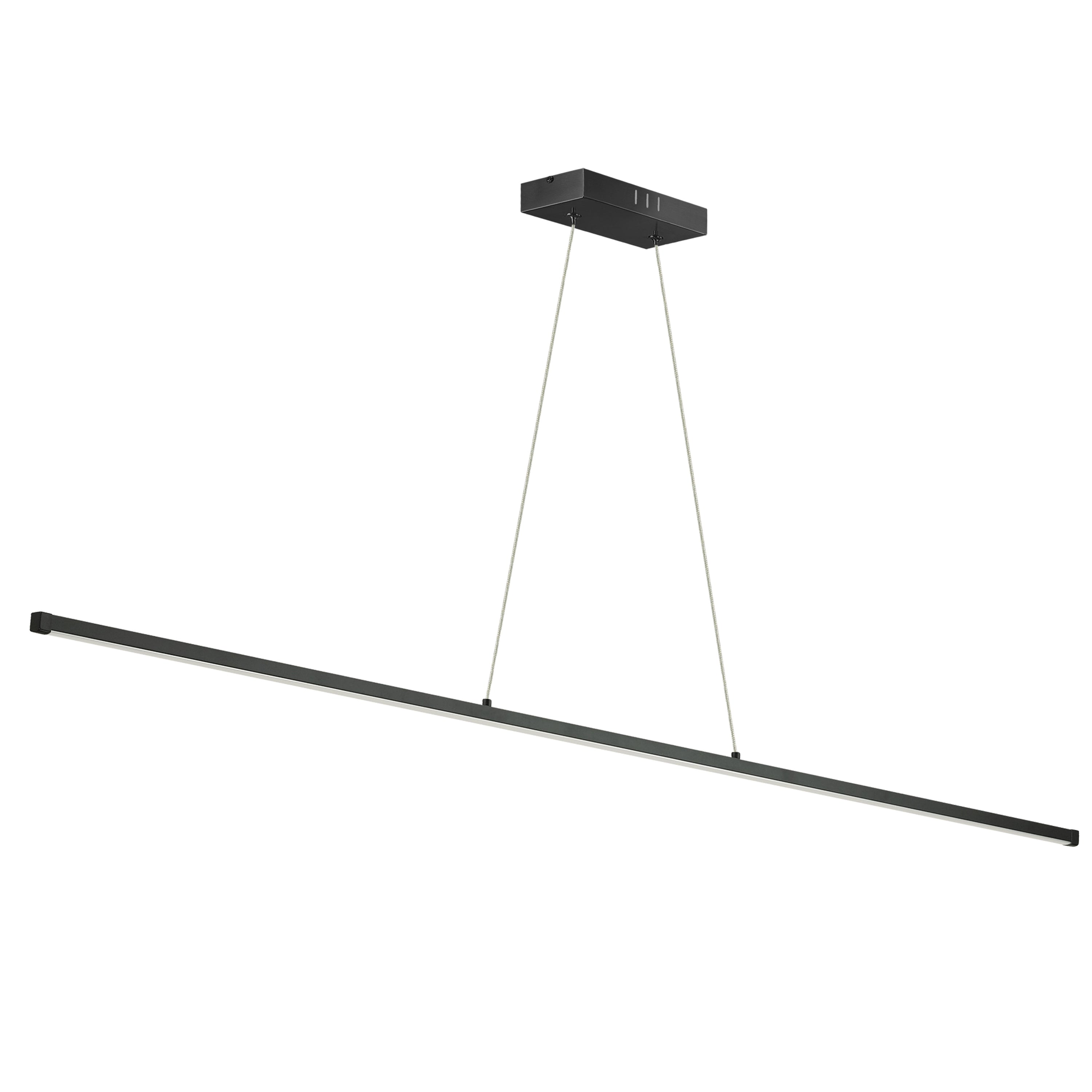 Dainolite Array - ARY-4830LEDHP-MB - 30W LED Horizontal Pendant, Matte Black with White Acrylic Diffuser - Black