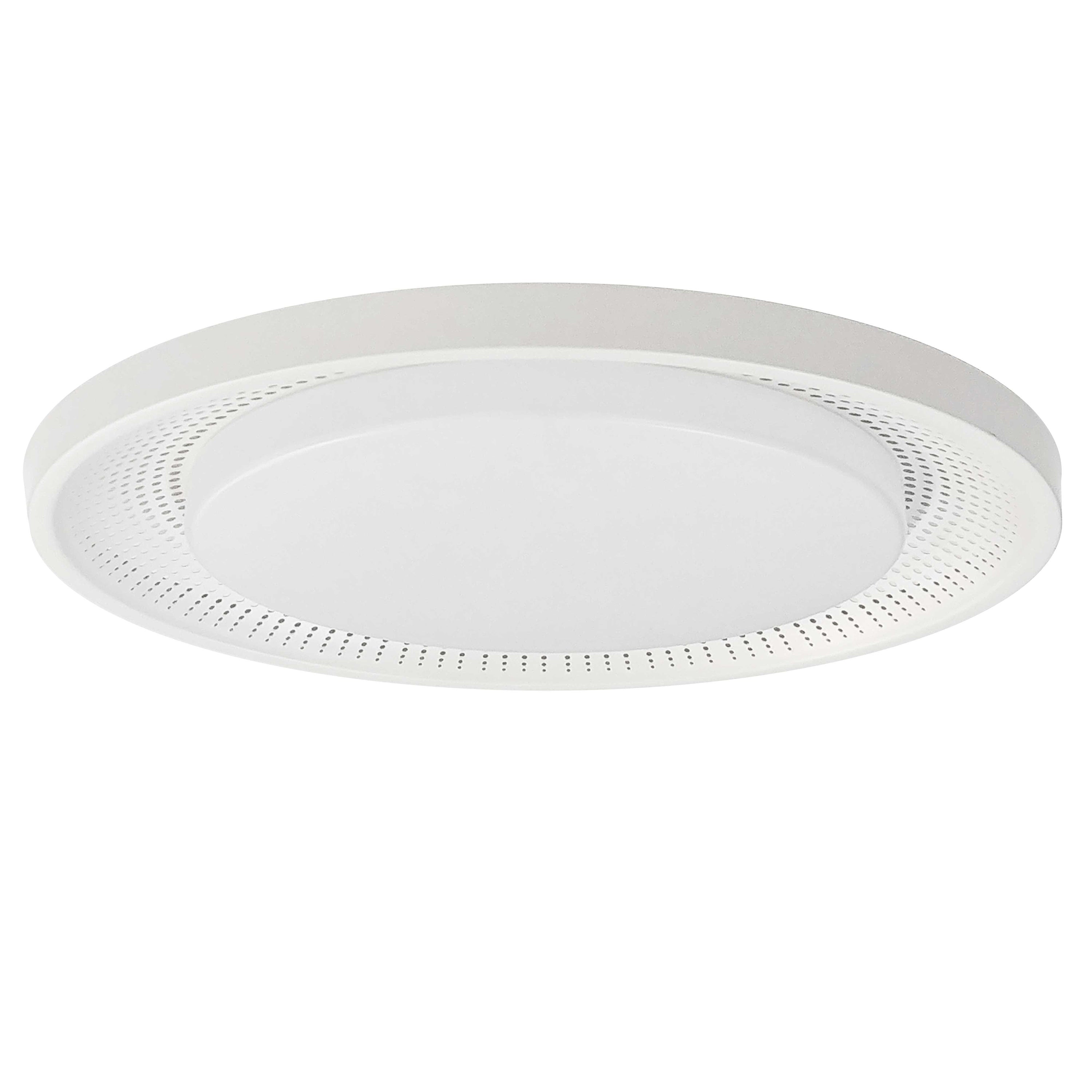 Dainolite Boullier - BLL-1730LEDFH-MW - 30W Flush Mount Matte White with White Acrylic Diffuser - White