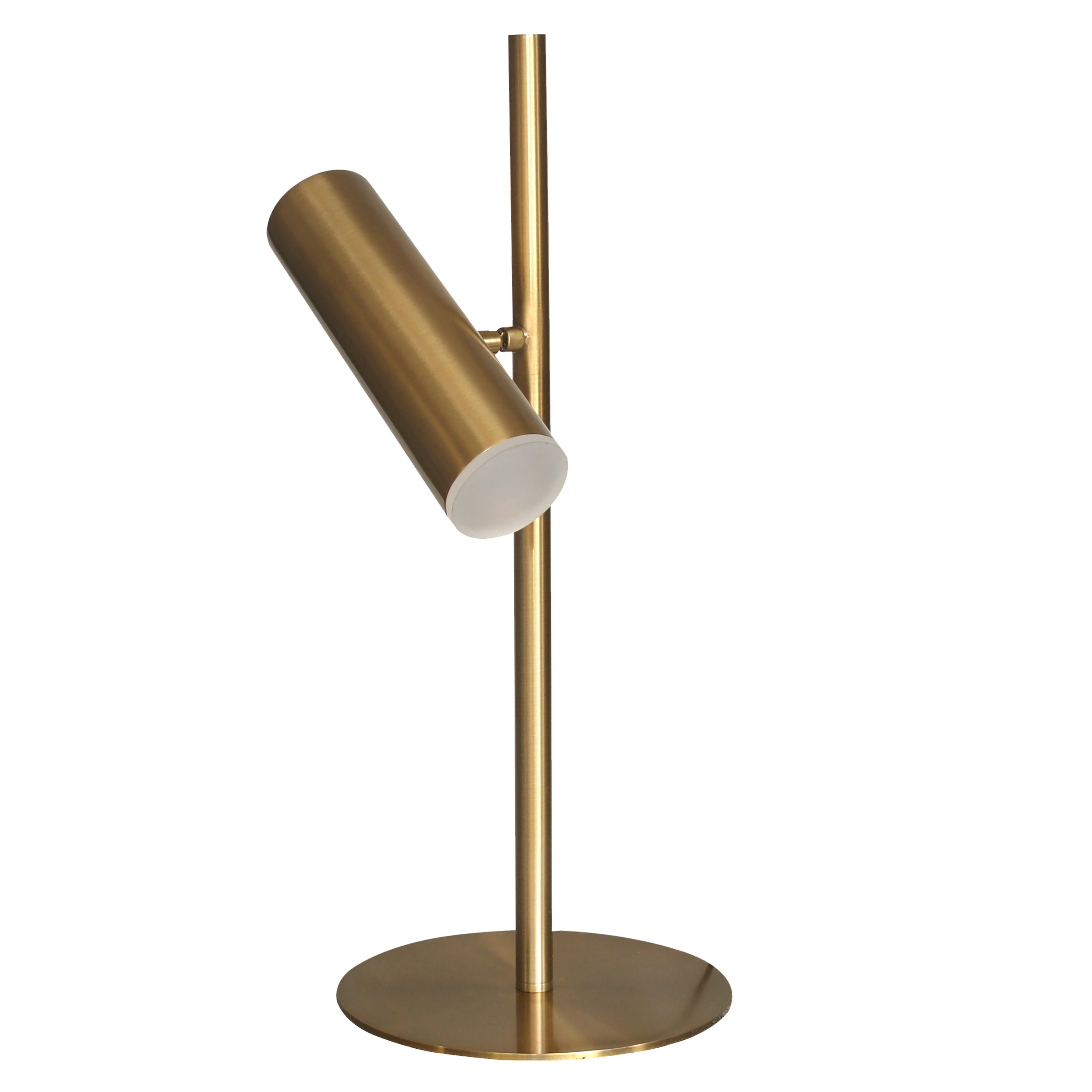 Dainolite Constance - CST-196LEDT-AGB - 6W Table Lamp, Aged Brass with Frosted Acrylic Diffuser - Aged Brass