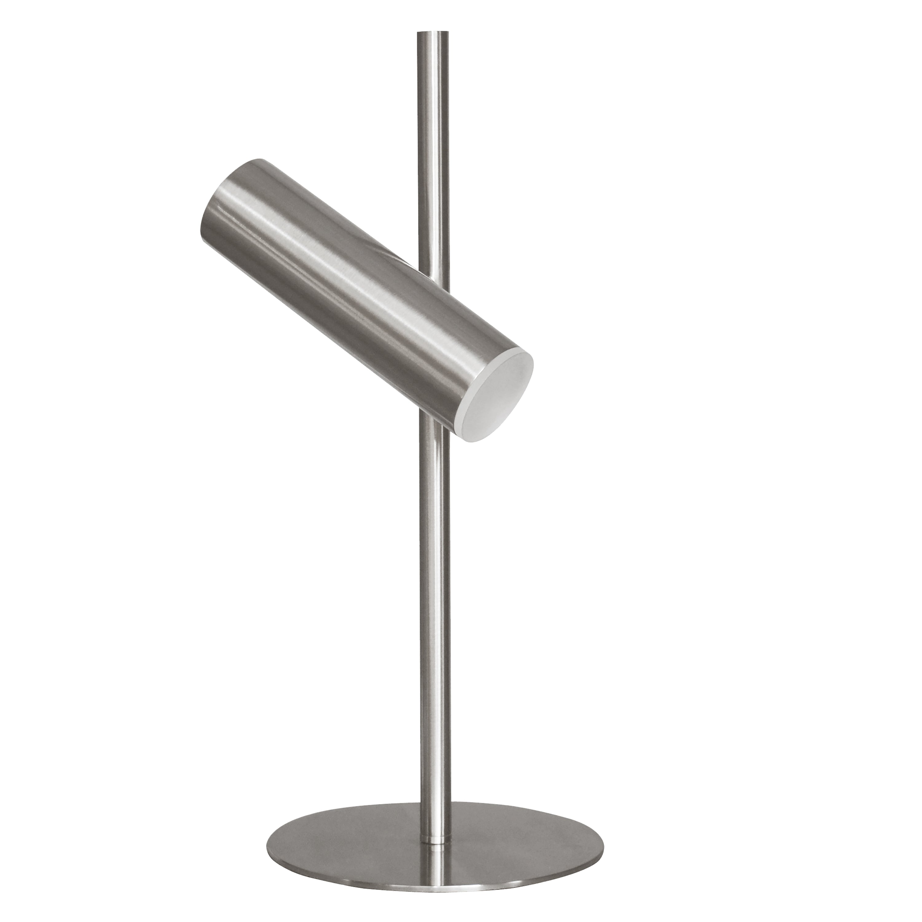 Dainolite Constance - CST-196LEDT-SC - 6W Table Lamp, Satin Chrome with Frosted Acrylic Diffuser - Satin Chrome