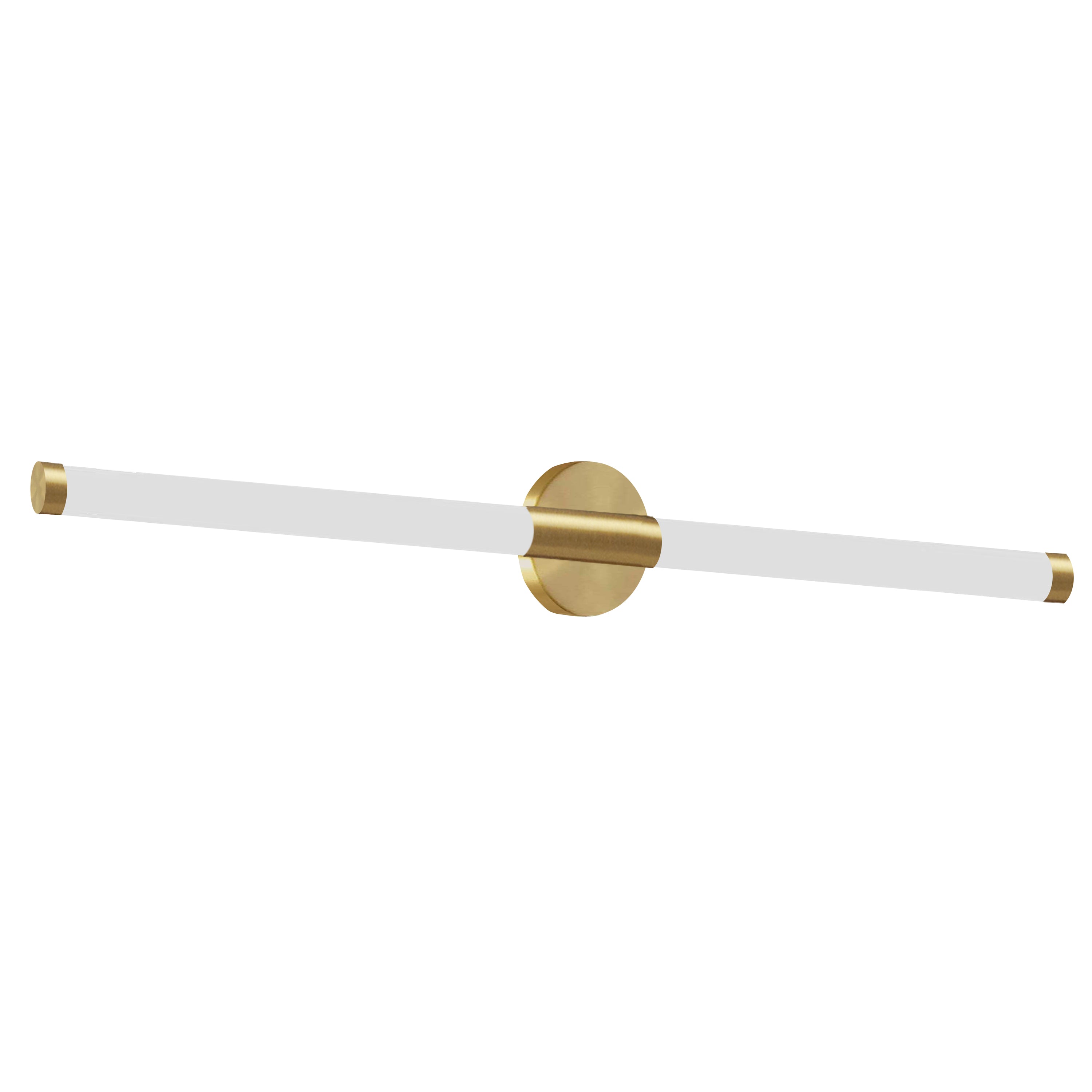 Dainolite Corvette - CVT-3620LEDW-AGB - 20W Wall Sconce, Aged Brass w/ White Acrylic Diffuser - Aged Brass