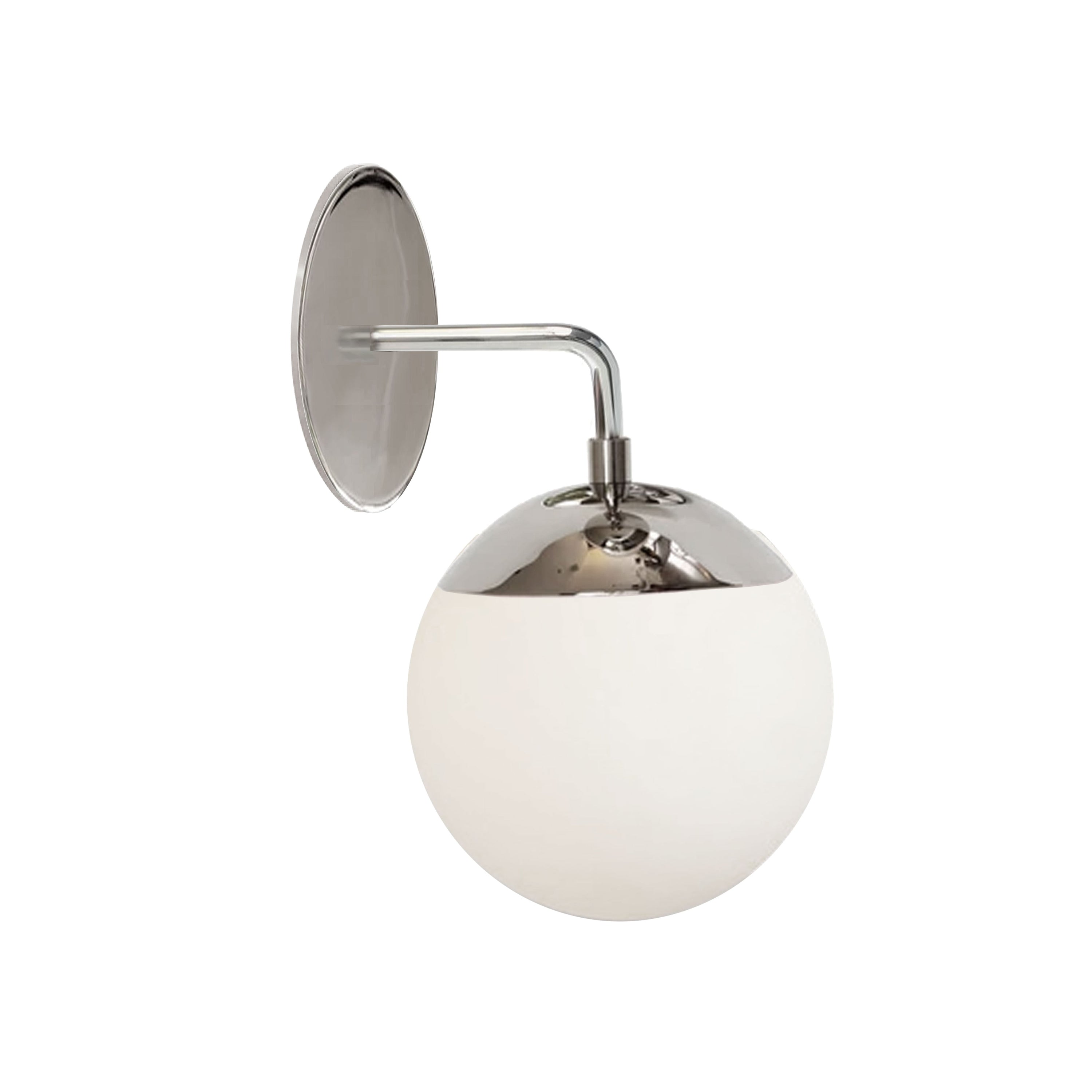 Dainolite Dayana - DAY-141W-PC - 1 Light Polished Chrome Wall Sconce w/ White Glass - Polished Chrome