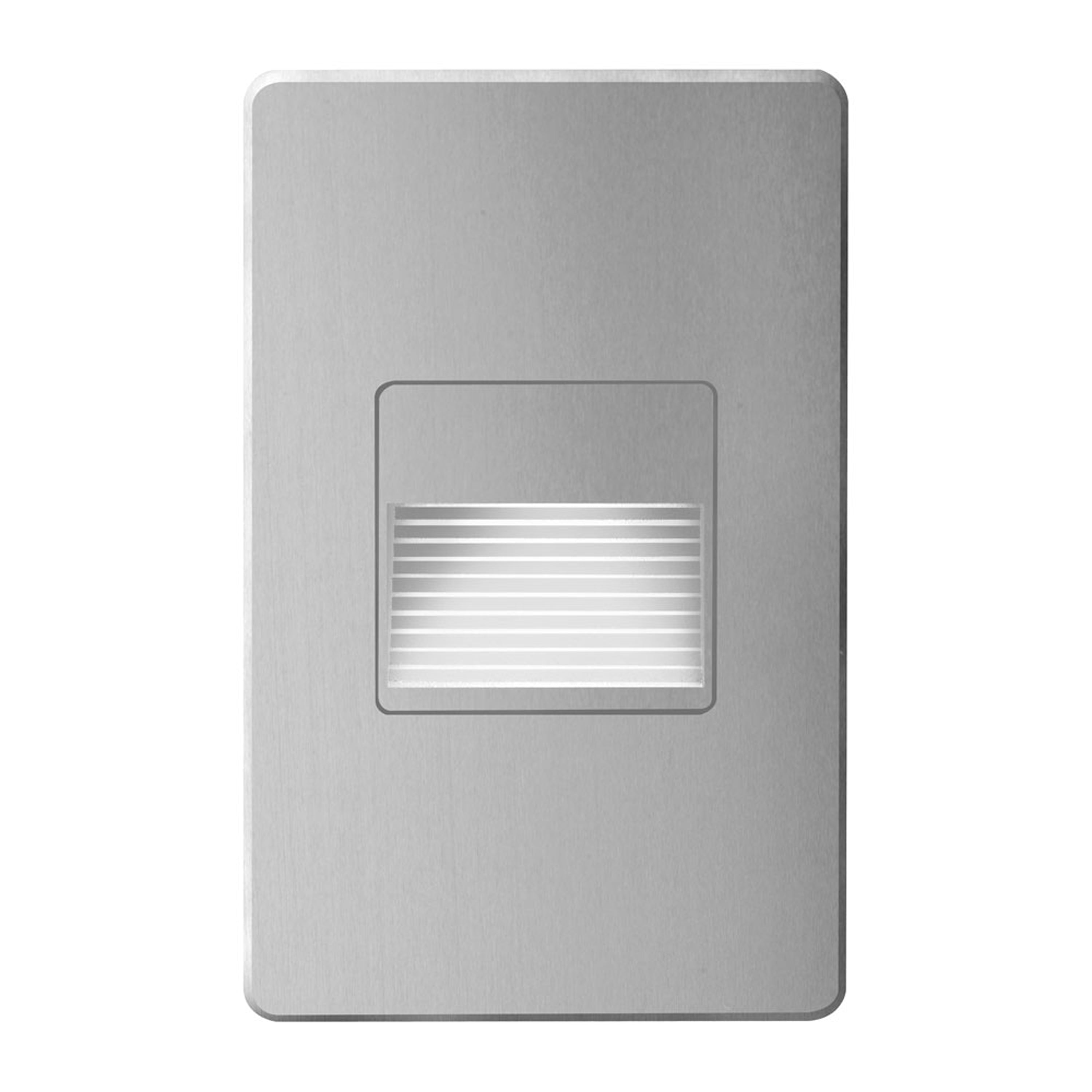 Dainolite LED - DLEDW-200-BA - 120VAC input, L125mmxW78mmxH37mm, 2700K, 3.3W IP65, Brushed Aluminum Wall LED Light - Silver