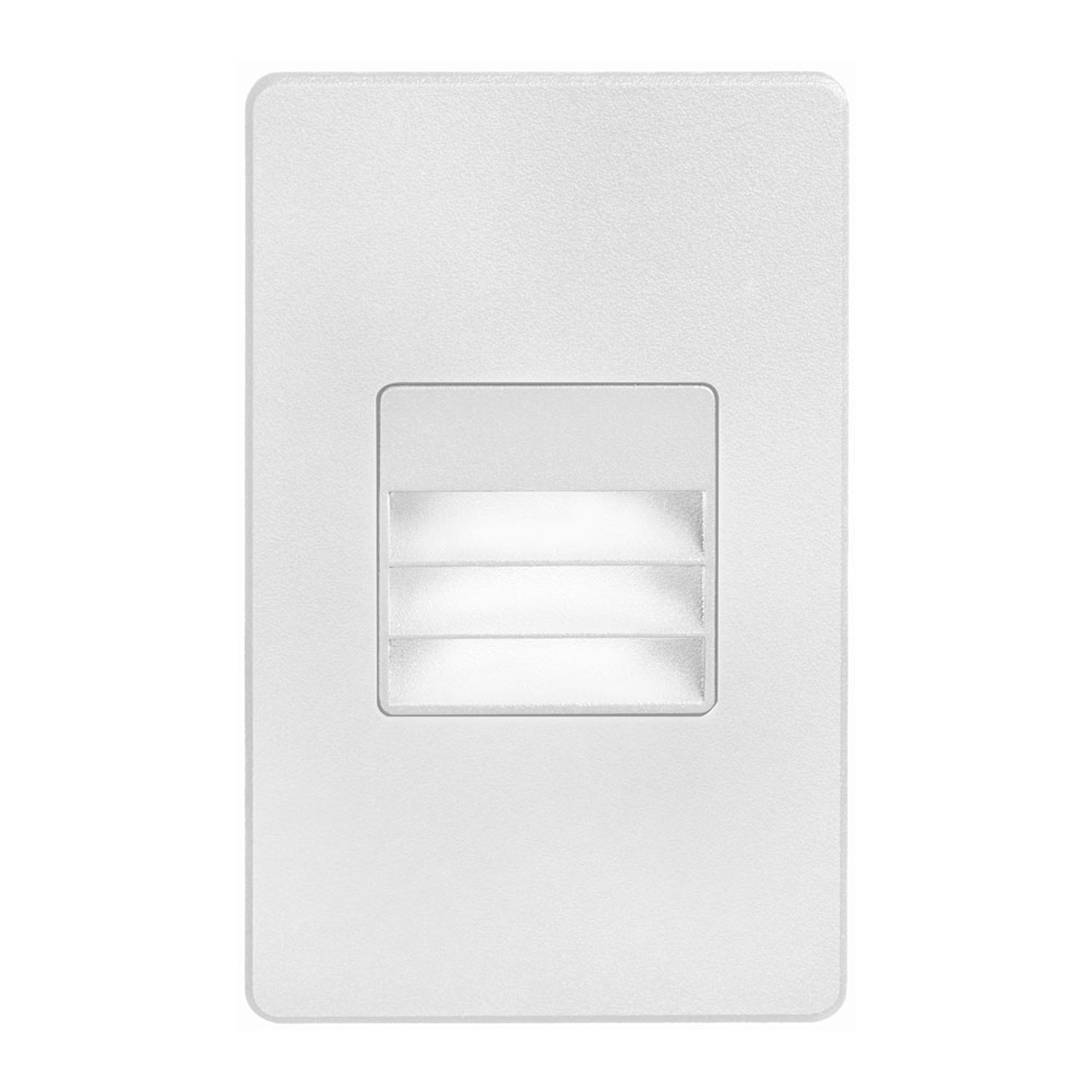 Dainolite LED - DLEDW-234-WH - 120VAC input, L125mmxW78mmxH37mm, 2700K, 3.3W IP65, White Wall LED Light with Louver - White