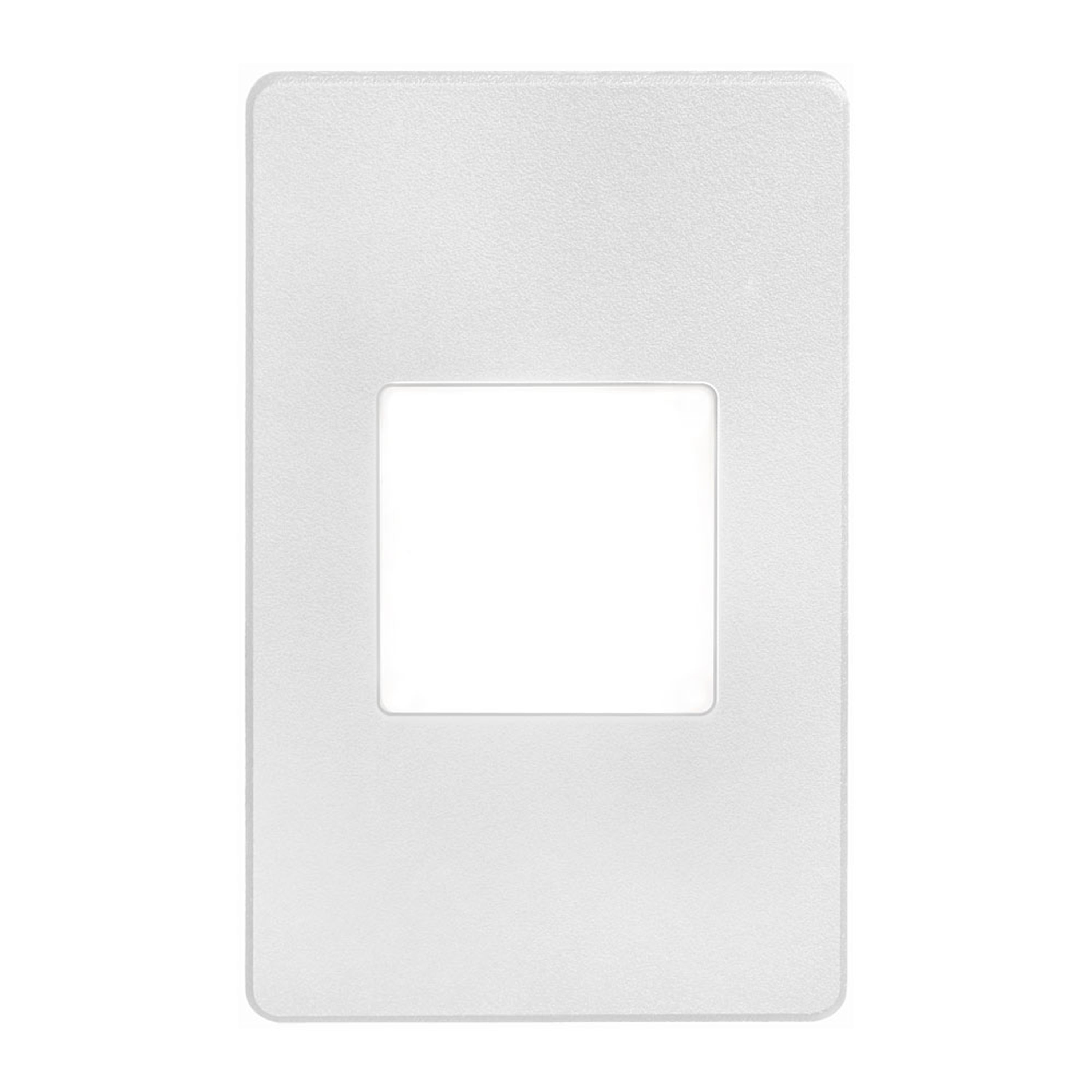 Dainolite LED - DLEDW-245-WH - 120VAC input, L125mmxW78mmxH37mm, 2700K,3.3W IP65, White Wall LED Light with White Lens - White