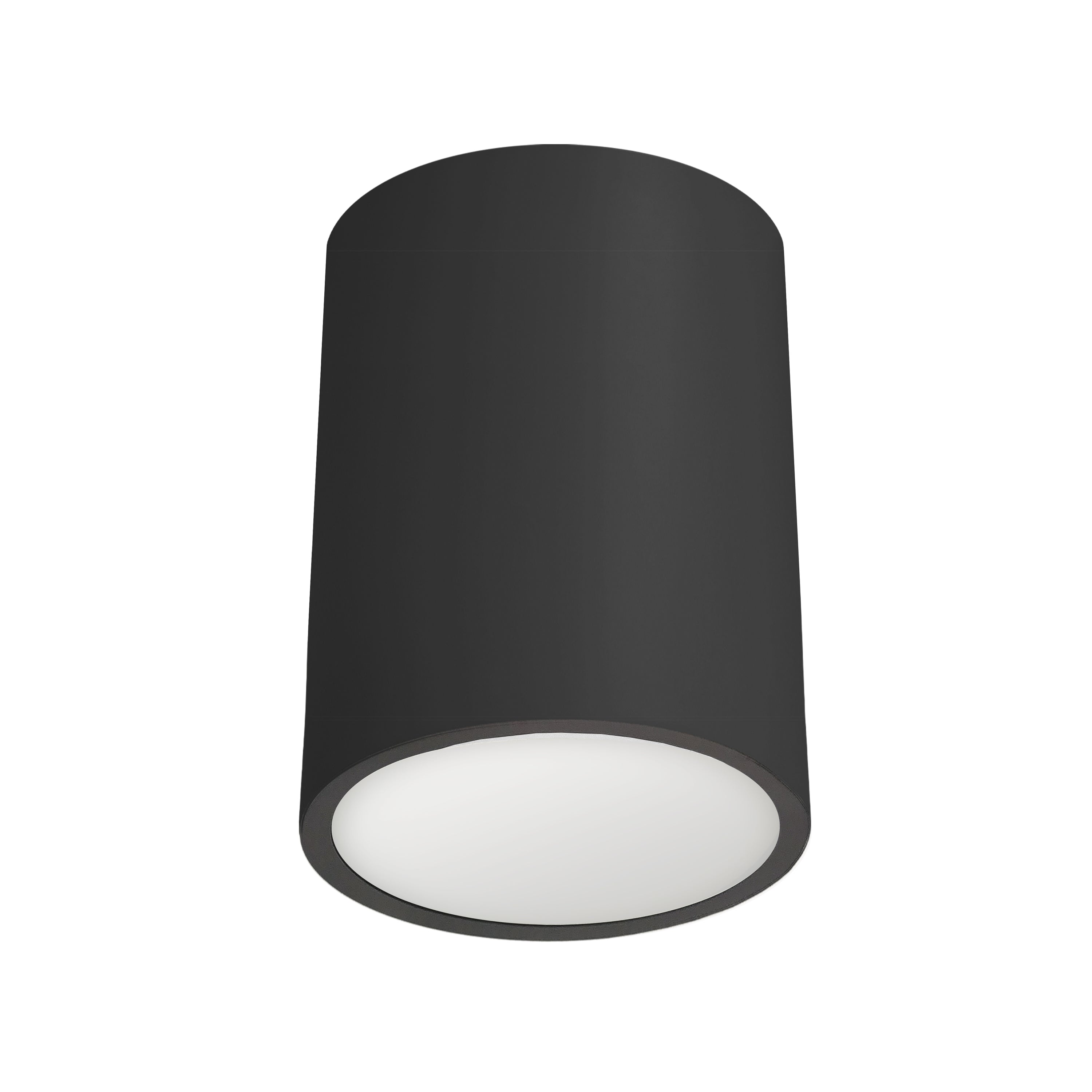 Dainolite Echo - ECO-C512-MB - 12W Flush Mount, Matte Black - Black