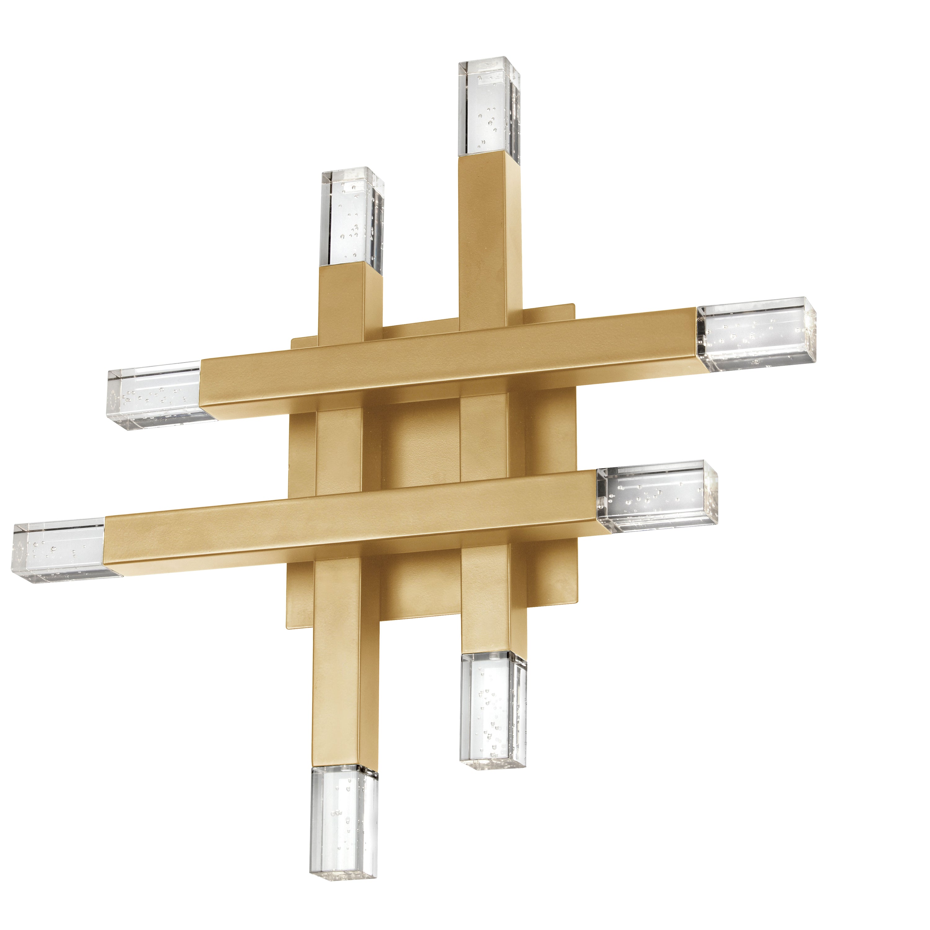 Dainolite Francesca - FCS-1432W-AGB - 24W Aged Brass Wall Sconce w/ Acrylic Diffuser - Aged Brass