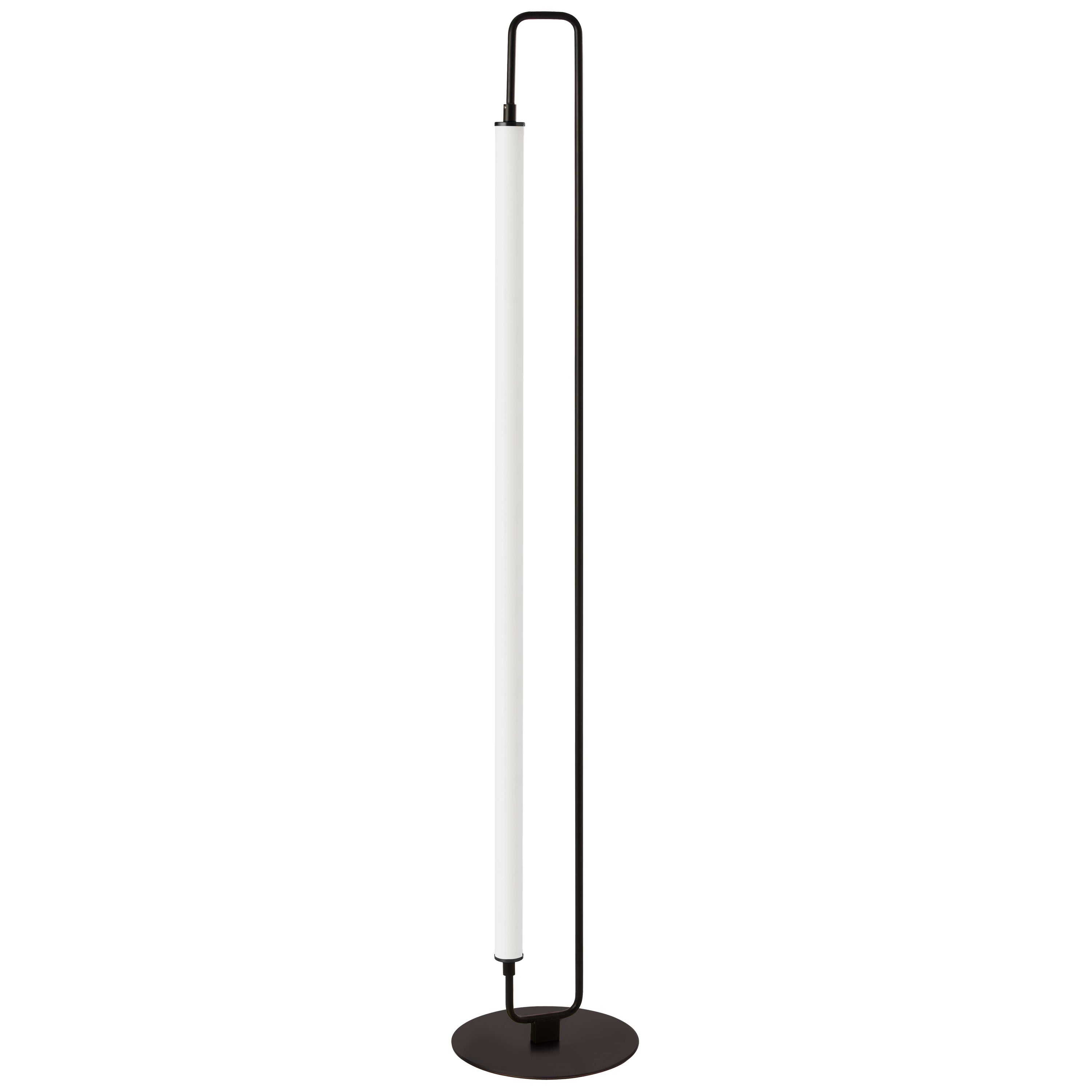 Dainolite Freya - FYA-5932LEDF-MB - 1 Light LED Freya Floor Lamp Matte Black w/ White Acrylic - Matte Black