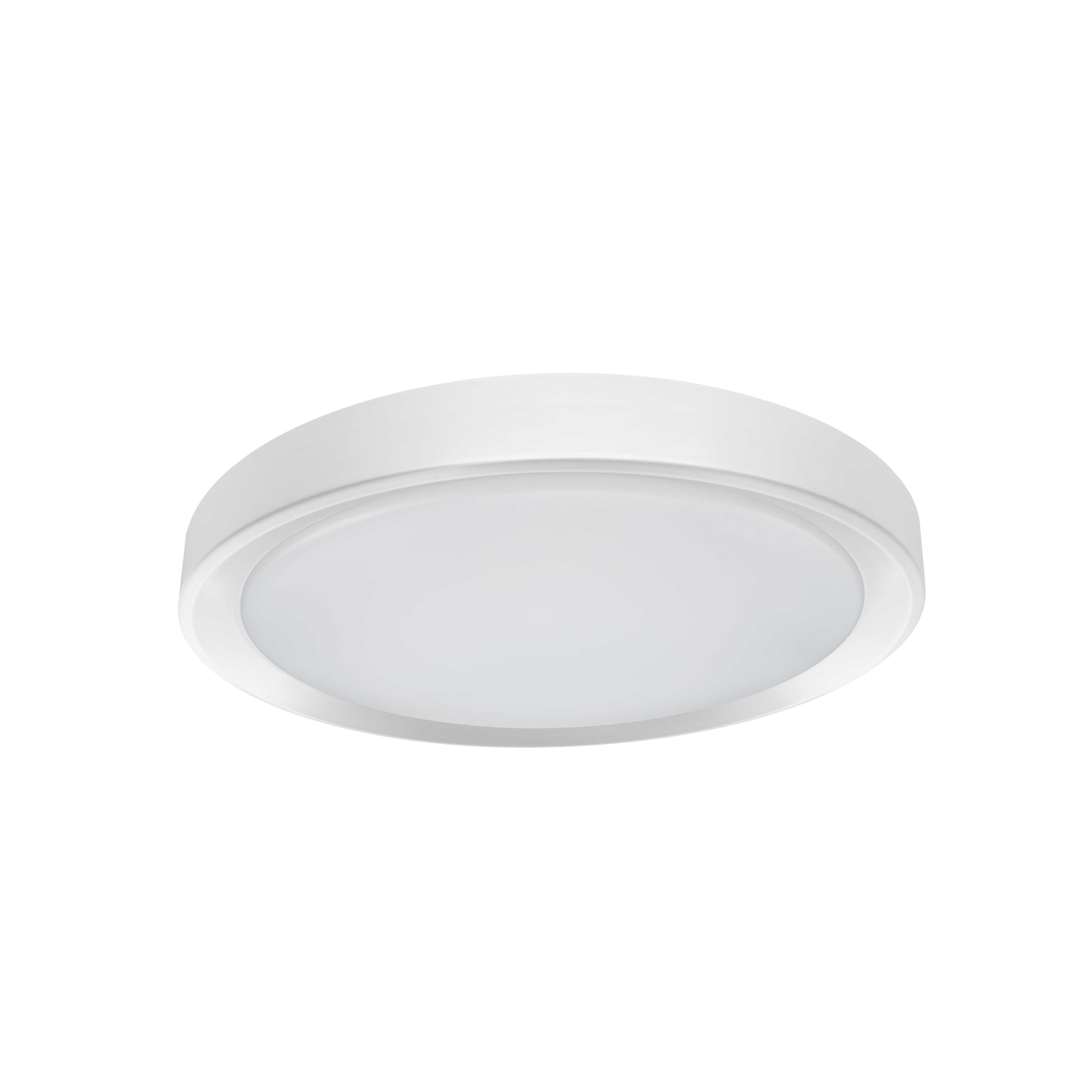 Dainolite Flynn - FYN-1224LEDFH-MW - 24W Flushmount Matte White with White Diffuser - Matte White