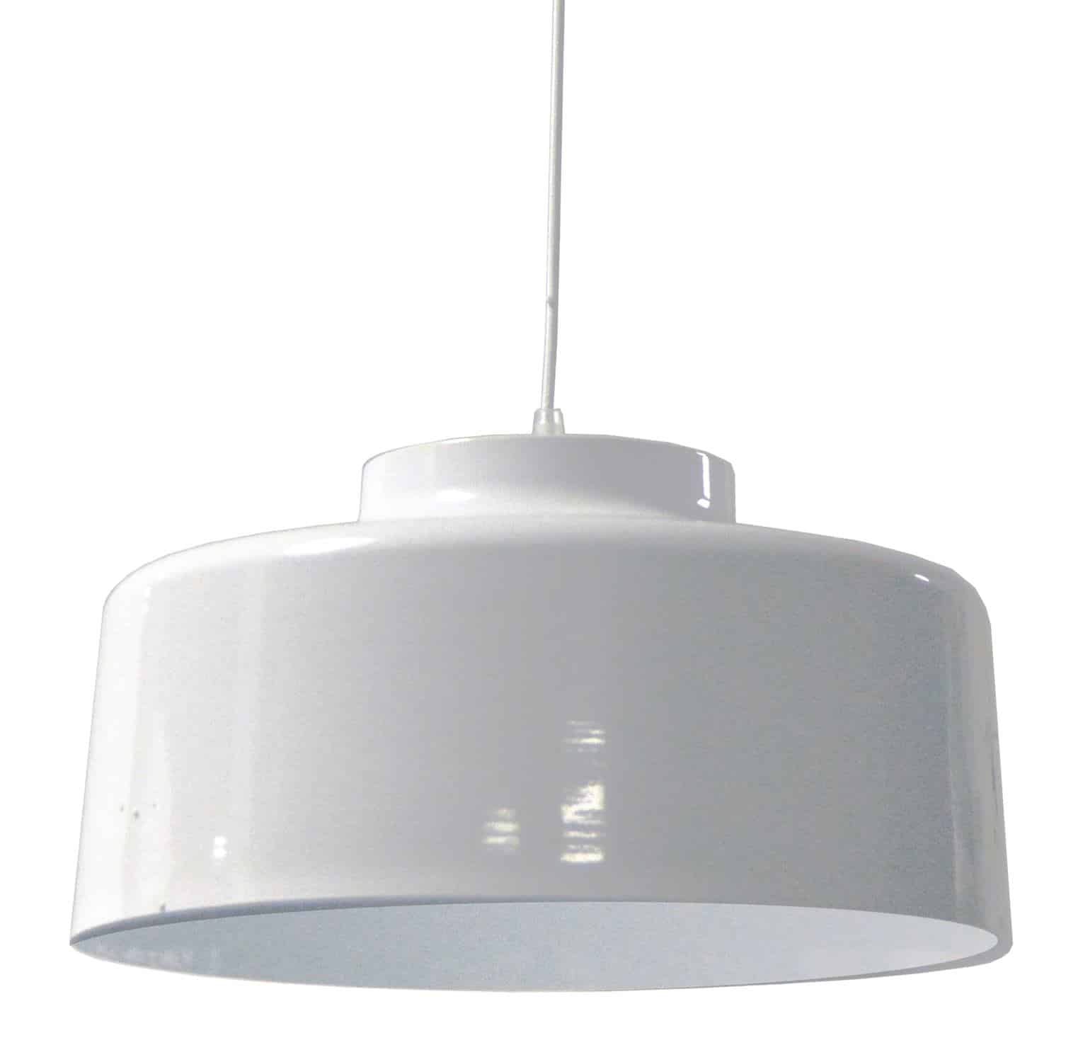 Dainolite Kup - KUP-201P-WH - 1 Light Metal Pendant, White Finish - White