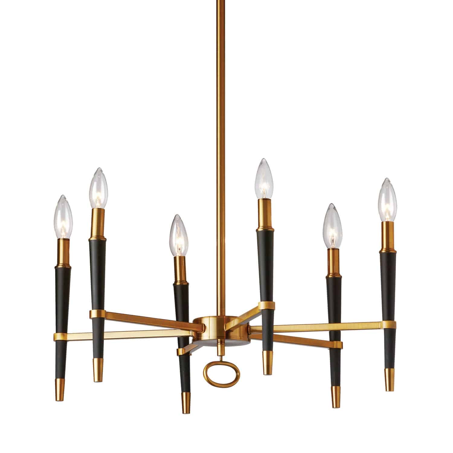 Dainolite Langford - LAN-246C-VB - 6 Light Chandelier Fixture, Vintage Bronze Finish - Vintage Bronze