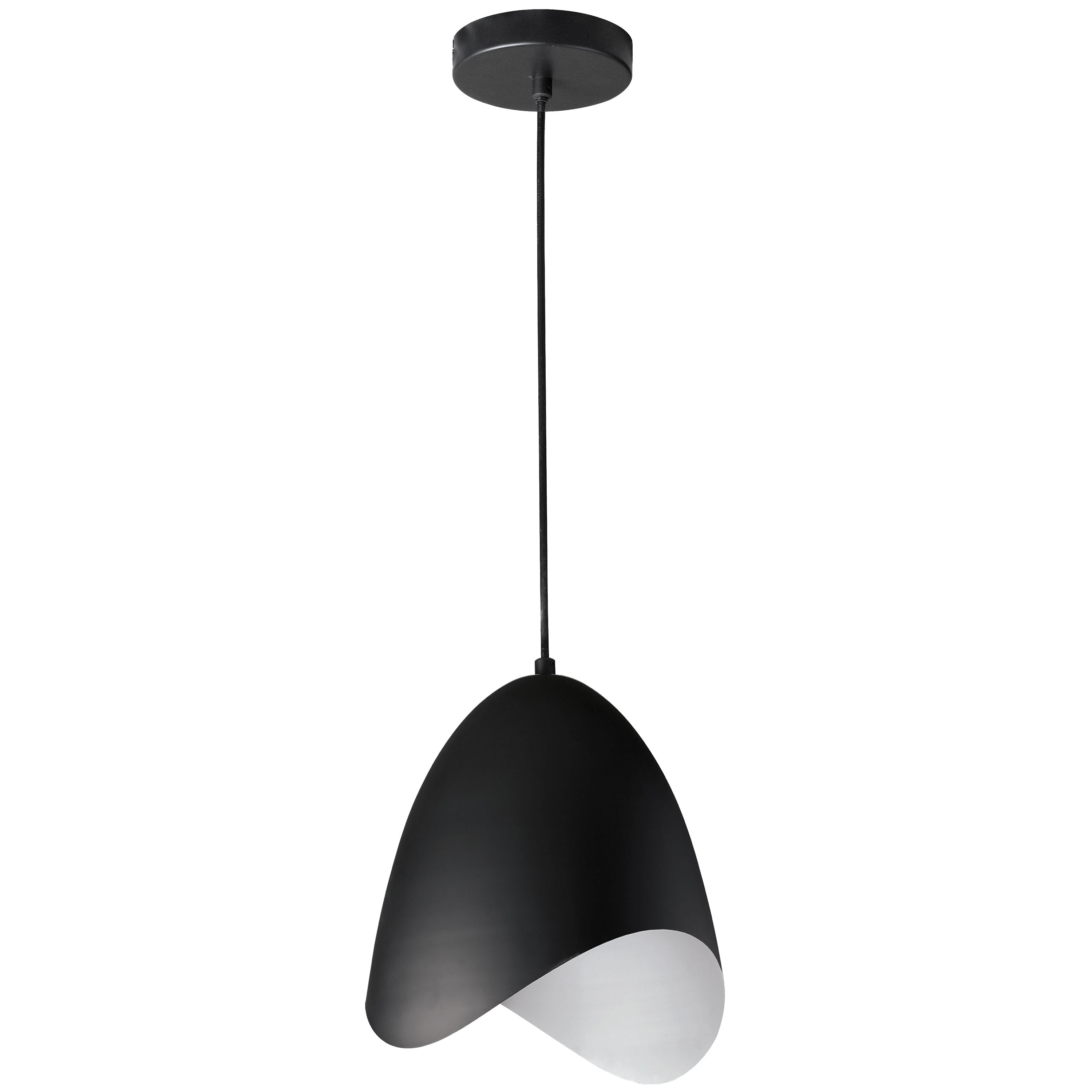 Dainolite Myra - MYR-81P-BK - 1 Light Pendant, Black Finish - Black