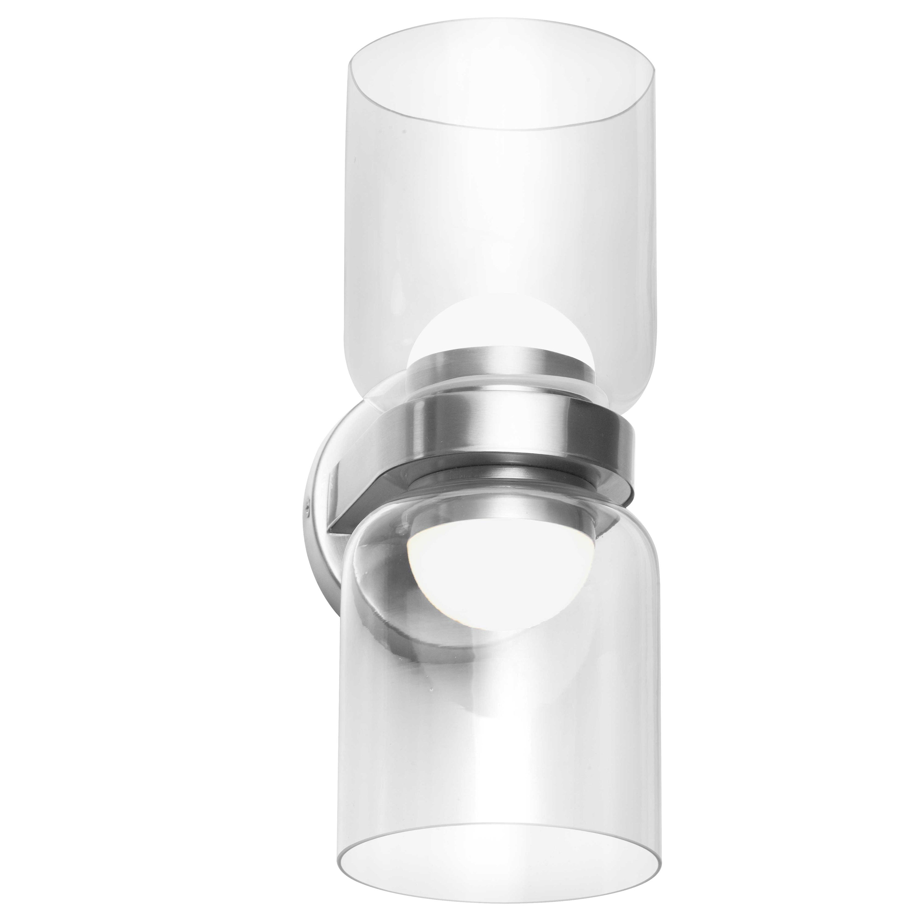 Dainolite Nadine - NAD-1020LEDW-PC - 10W LED Nadine Wall Sconce Polished Chrome w/ Clear Glass - Clear