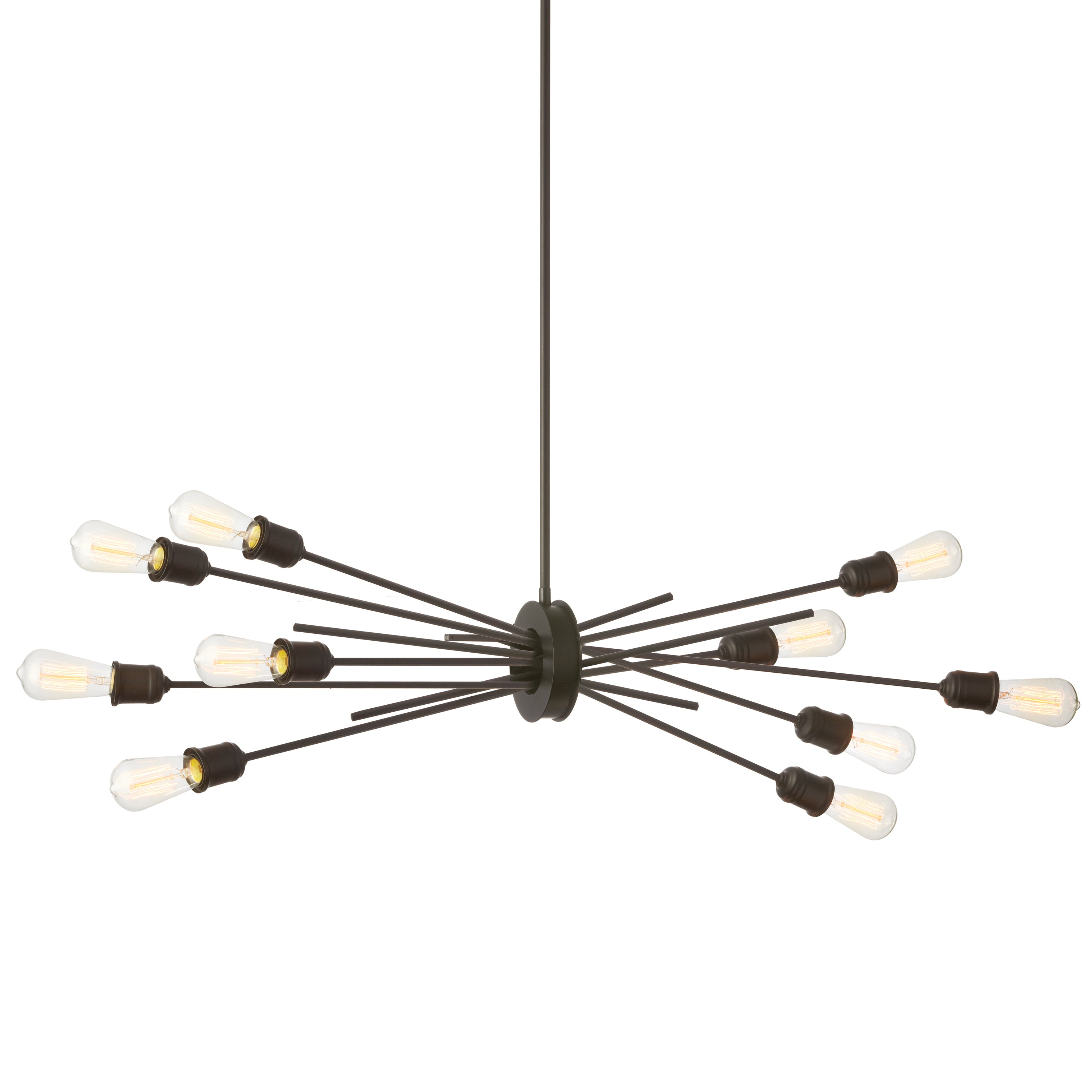 Dainolite Nebraska - NEB-3910HP-ES - 10 Light Horizontal Pendant, Espresso Finish - Black