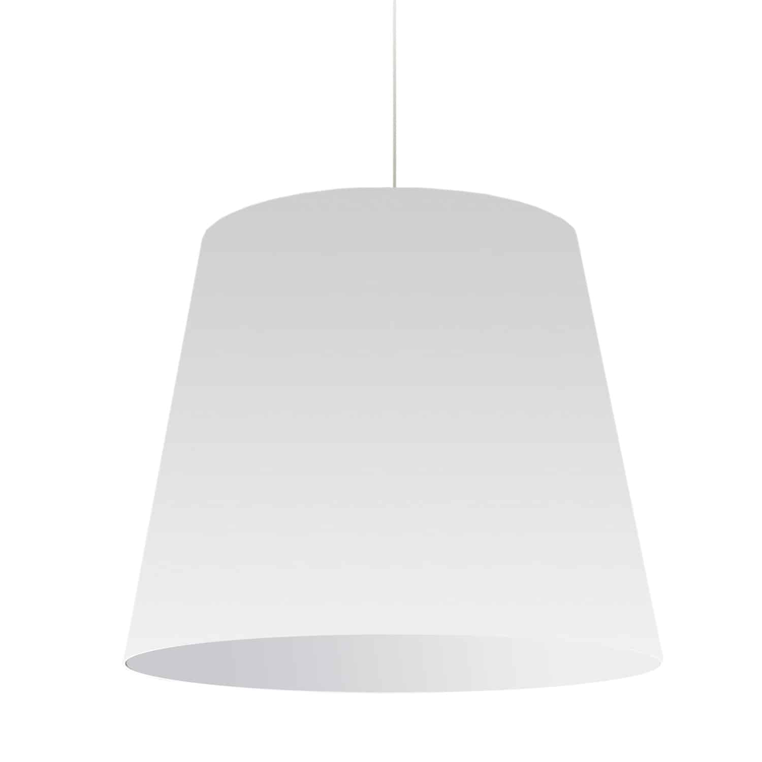 Dainolite Oversized Drum - OD-L-790 - 1 Light Oversized Drum Pendant Large White Shade - White