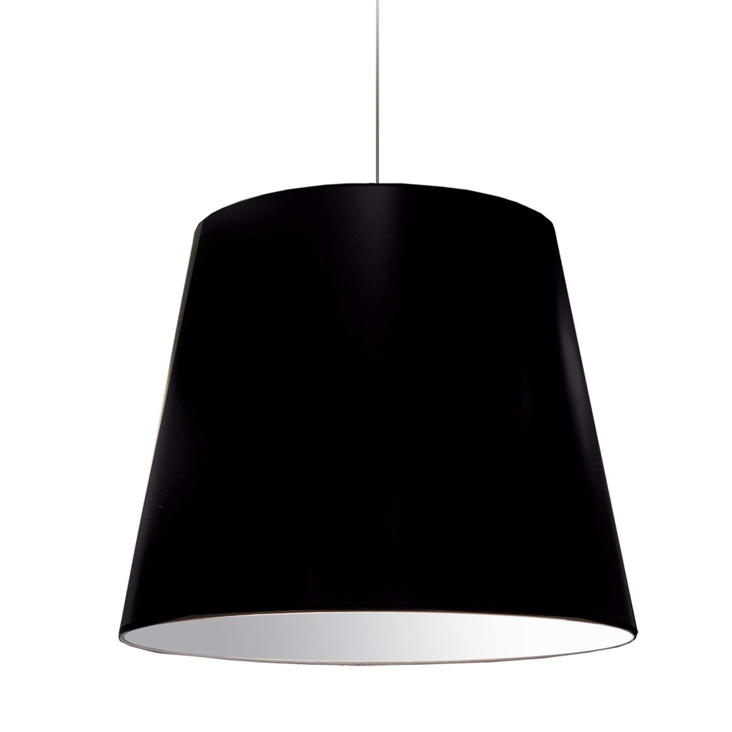 Dainolite Oversized Drum - OD-L-797 - 1 Light Oversized Drum Pendant Large Black Shade - Black