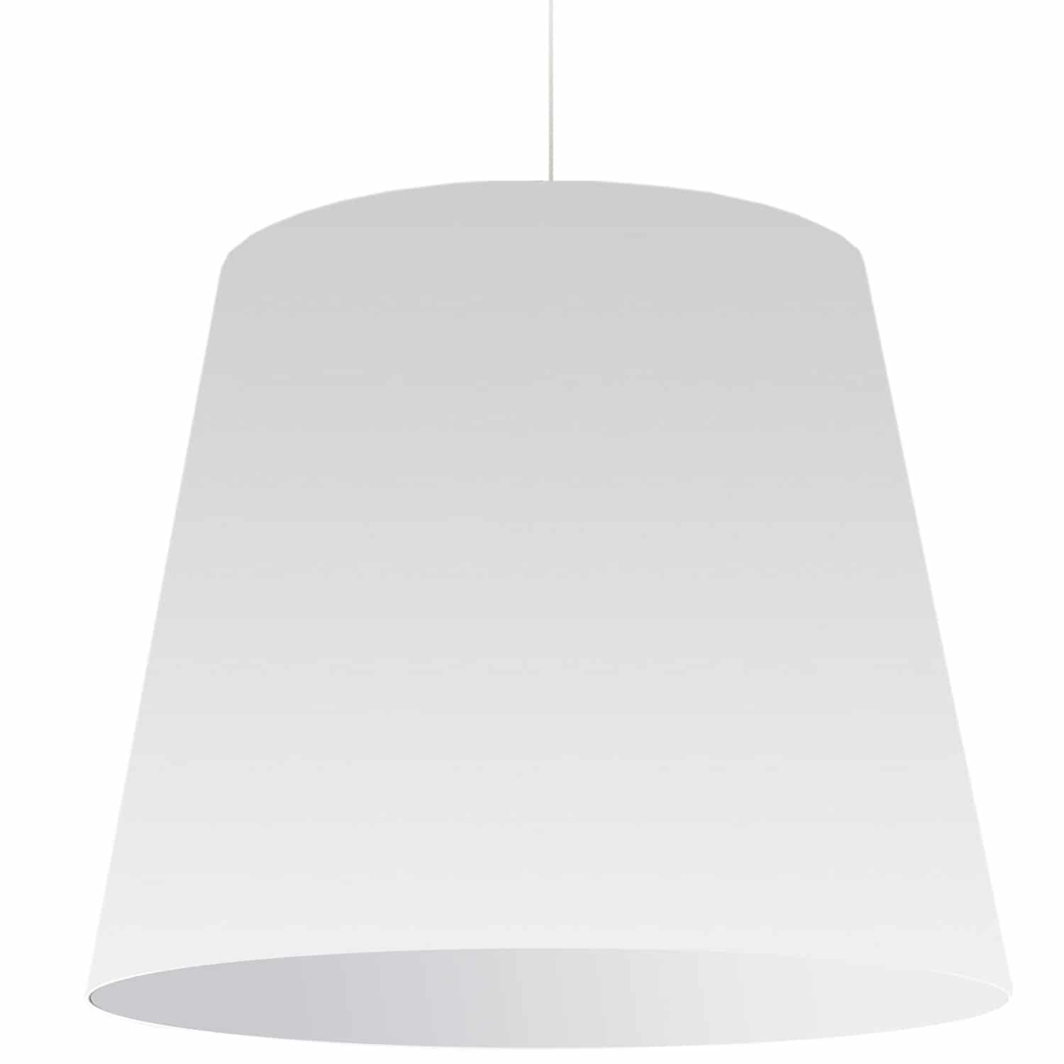 Dainolite Oversized Drum - OD-XL-790 - 1 Light Oversized Drum Pendant X-Large White Shade - White