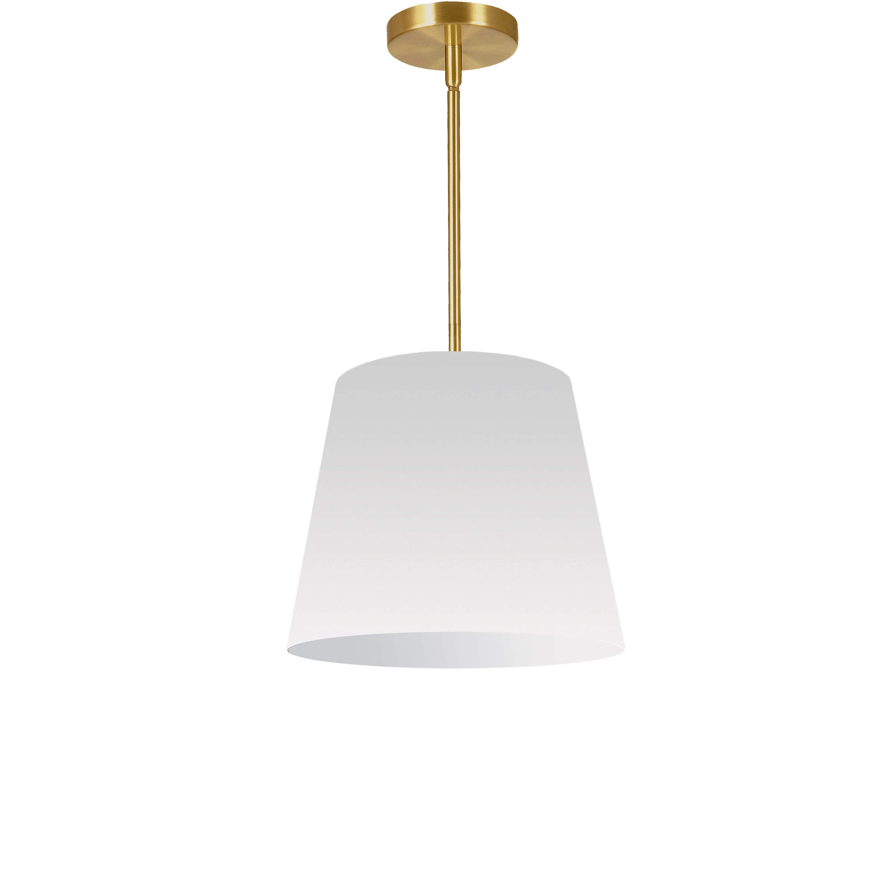 Dainolite Oversized Drum - ODR-S-790 - 1 Light Oversized Drum Pendant Small White Shade - White