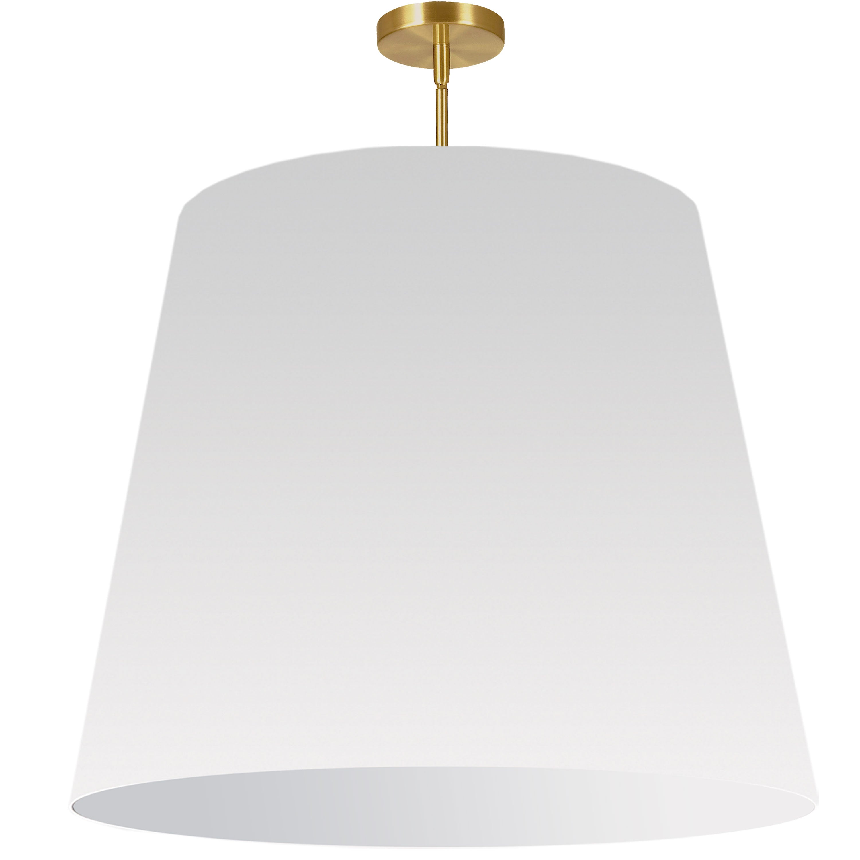 Dainolite Oversized Drum - ODR-XL-790 - 1 Light Oversized Drum Pendant X-Large White Shade - White