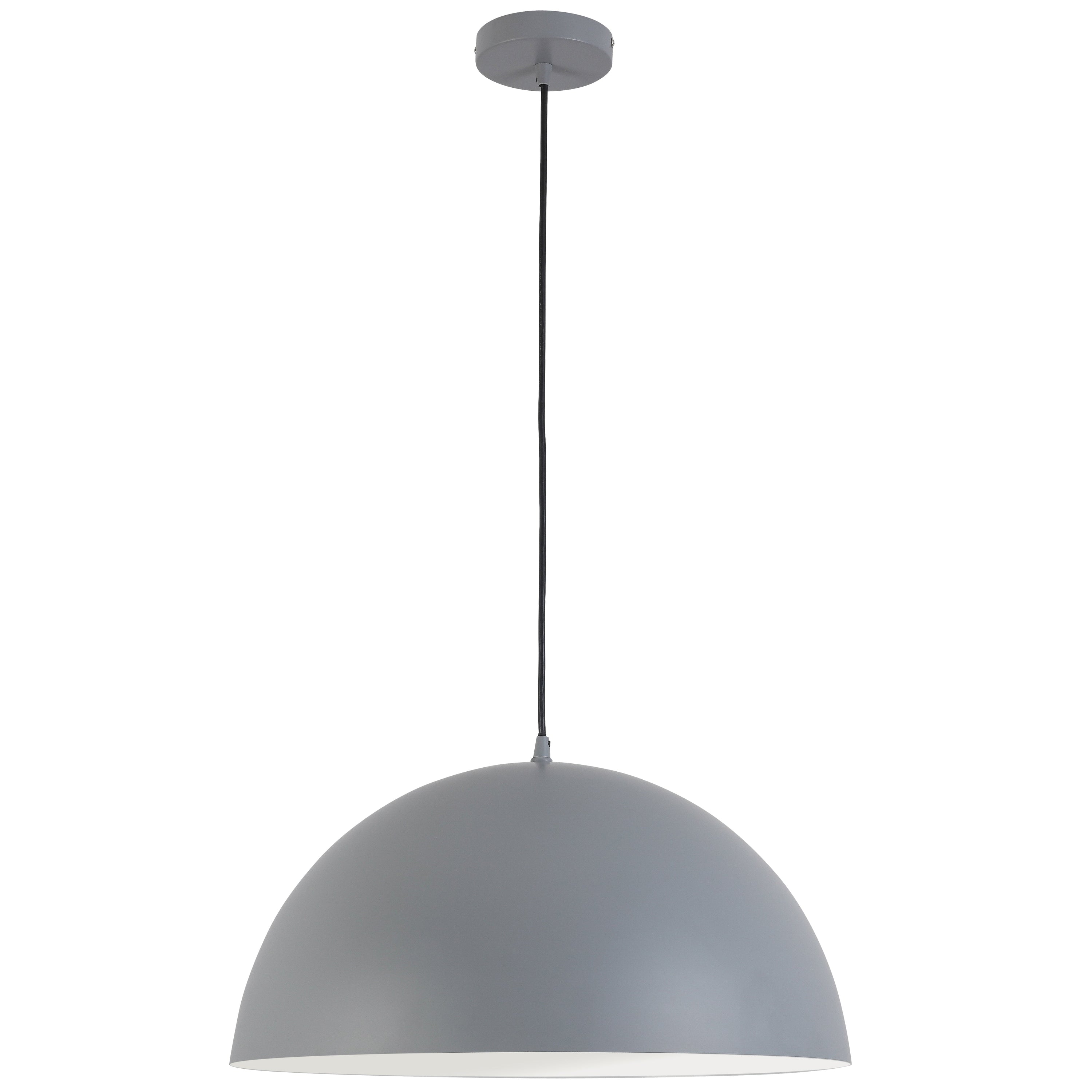 Dainolite Ofelia - OFE-201P-GRY - 1 Light 20" Pendant Grey - Grey