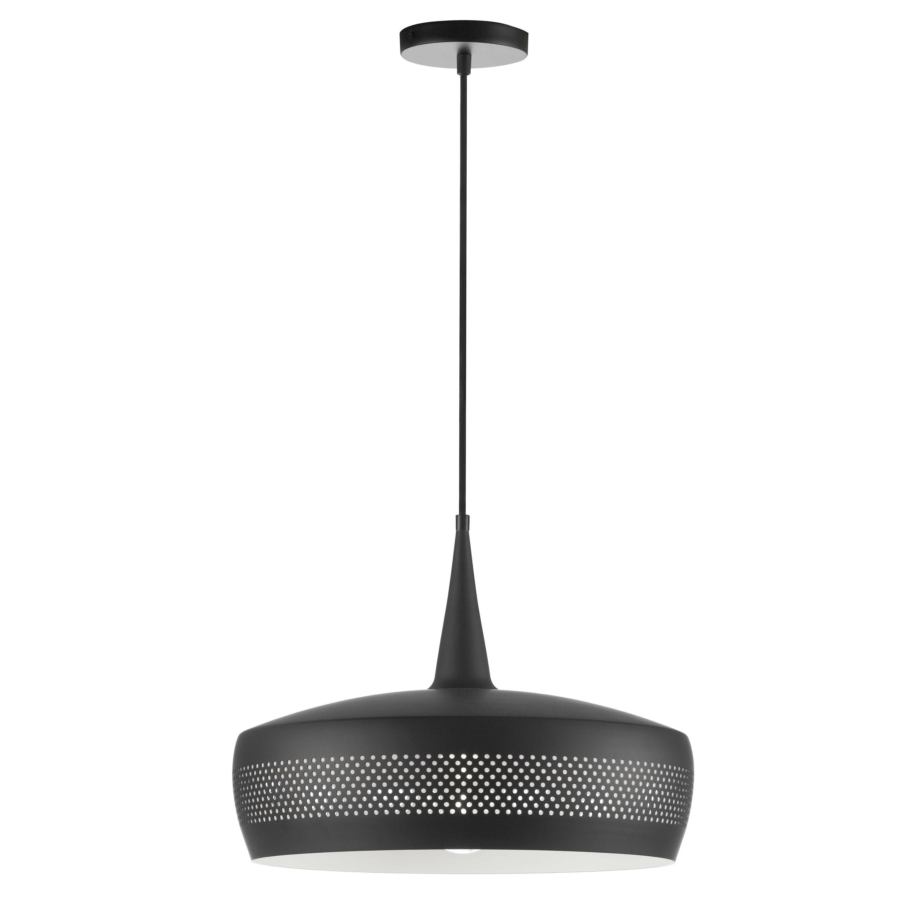 Dainolite Pixie - PXE-161P-MB - 1 Light Pendant, Matte Black - Matte Black