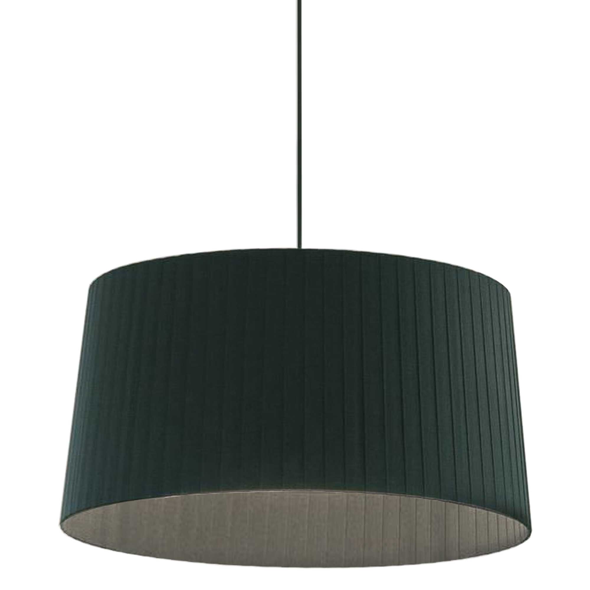 Dainolite Ramira - RAM-241P-MB-BK - 1 Light Pendant, Matte Black with a Black Ribbon Shade - Black