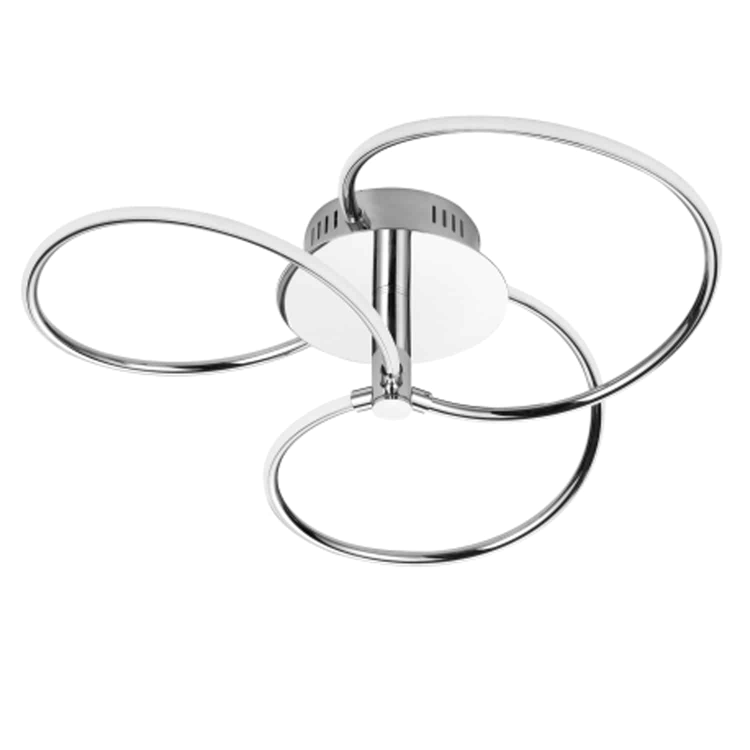 Dainolite Romy - ROM-223SF-PC - 24W LED Semi Flush, Polished Chrome - Polished Chrome