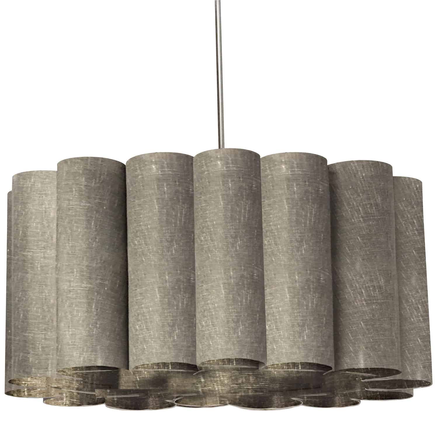 Dainolite Sandra - SAN244-PC-2423 - 4 Light Sandra Pendant Milano Grey Polished Chrome - Grey