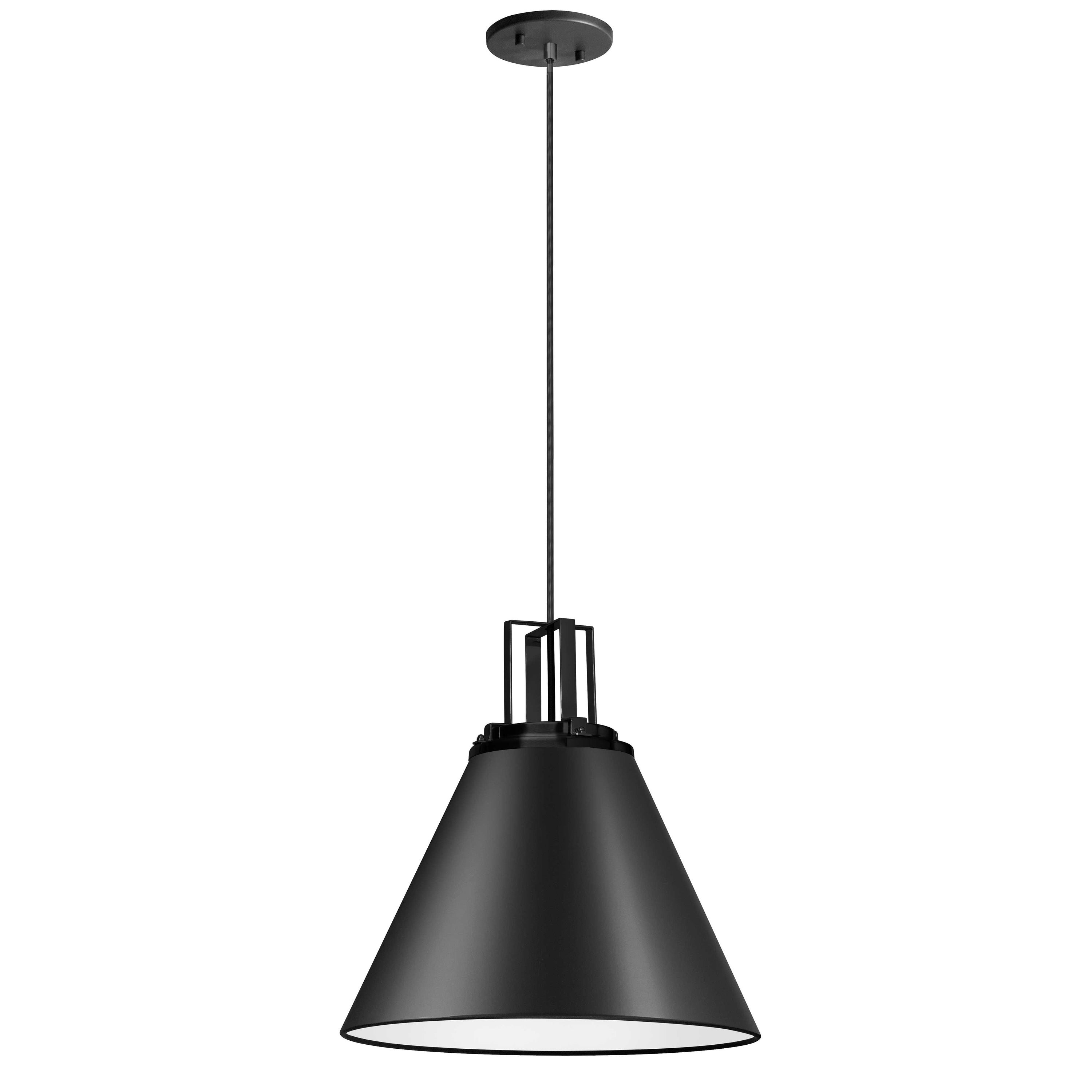 Dainolite Sonus - SNS-141P-MB - 1 Light Pendant, Matte Black - Black